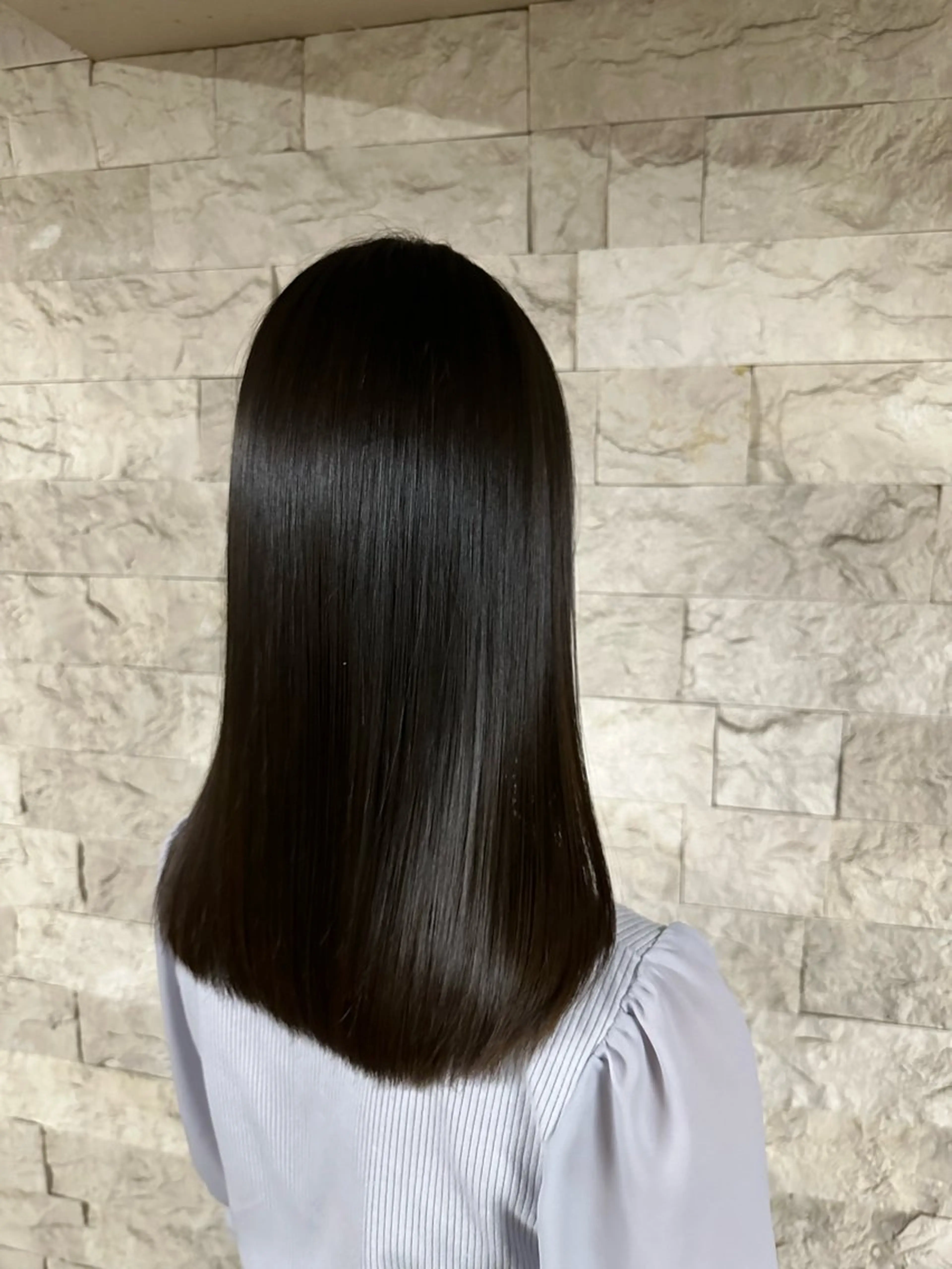 セミロング トリートメント 酸性ストレート 酸熱トリートメント 早坂 匠/酸性ストレートのヘアスタイル