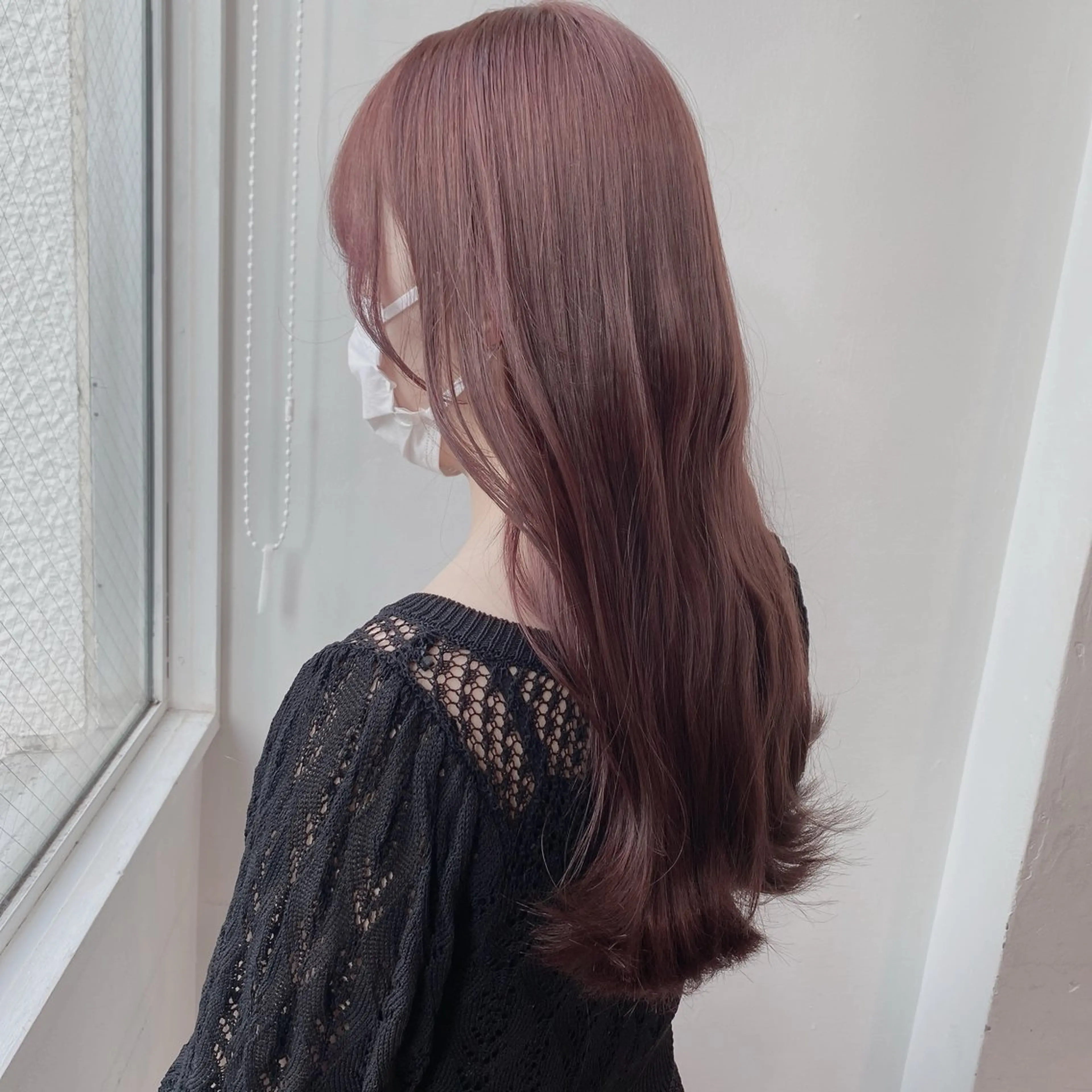 ロング カラー ヘアカラー トリートメント ヘッドスパ ヘアセット 𓏸レイヤー髪質改善 透けカラーカノン🫧のヘアスタイル