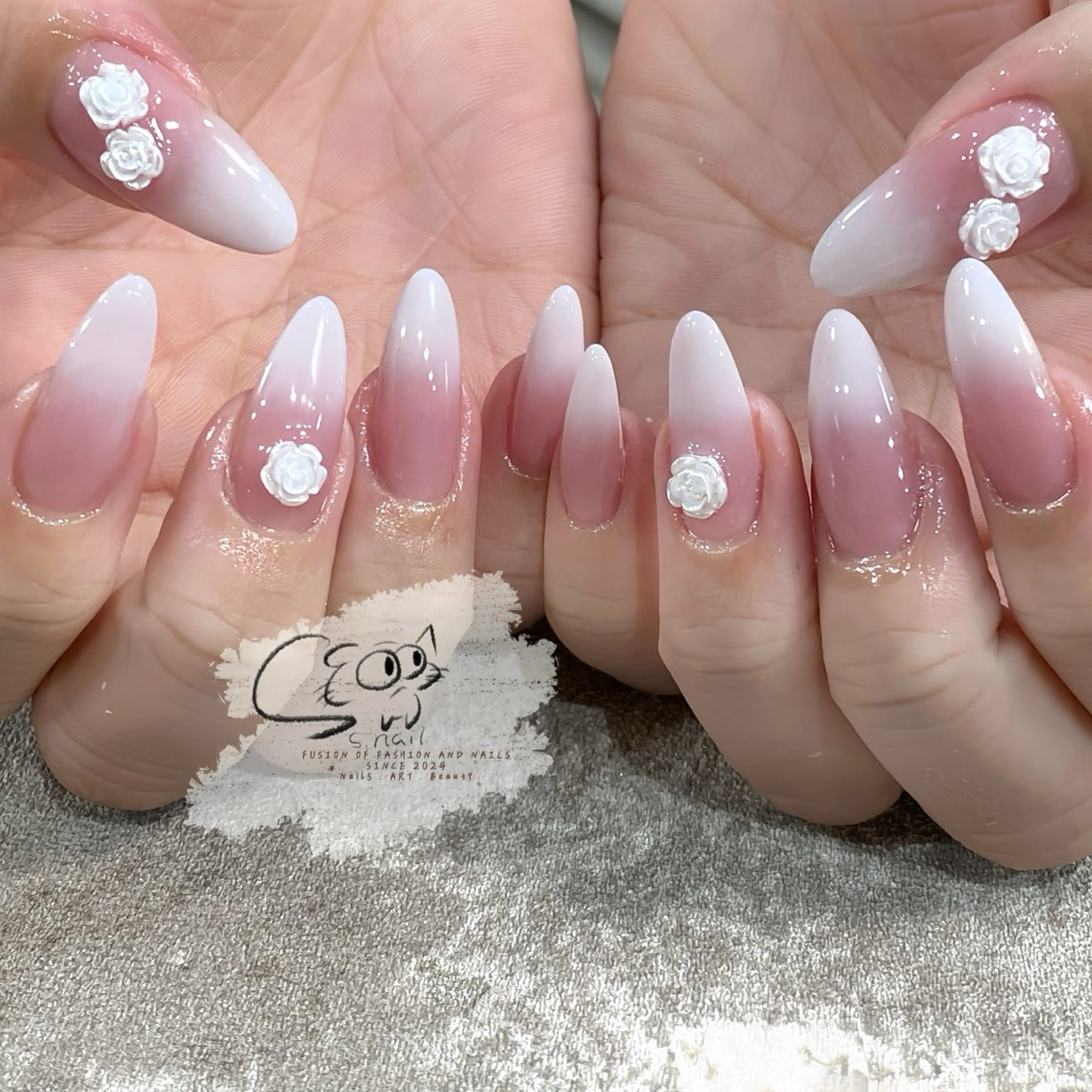 ネイル チークネイル フレンチネイル グラデーション マグネットネイル ワンカラーネイル S.nail _のネイルデザイン