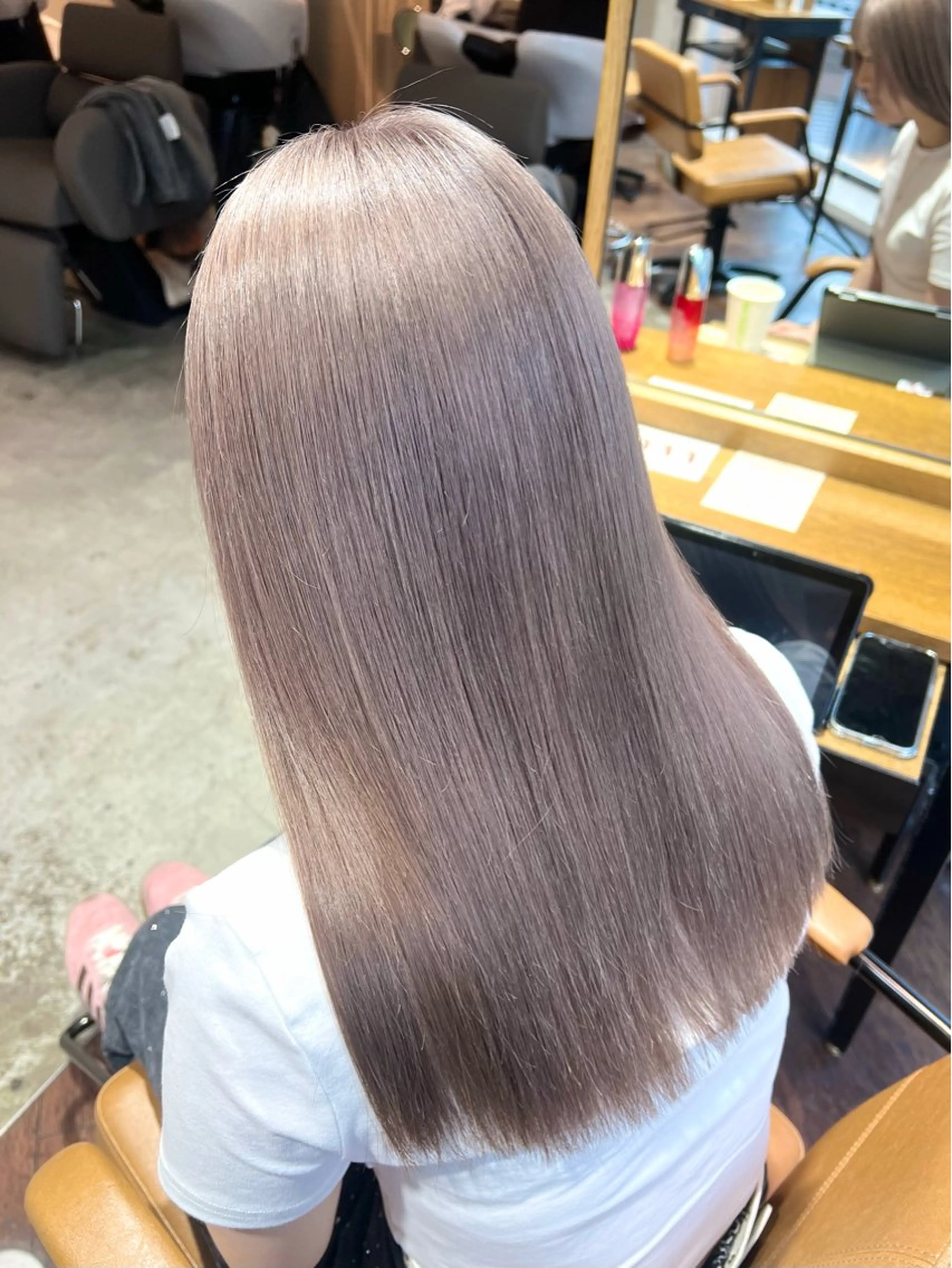 【100％ケアブリーチ使用】ダブルカラー➕カット➕インプライム2stepトリートメント🎀の写真