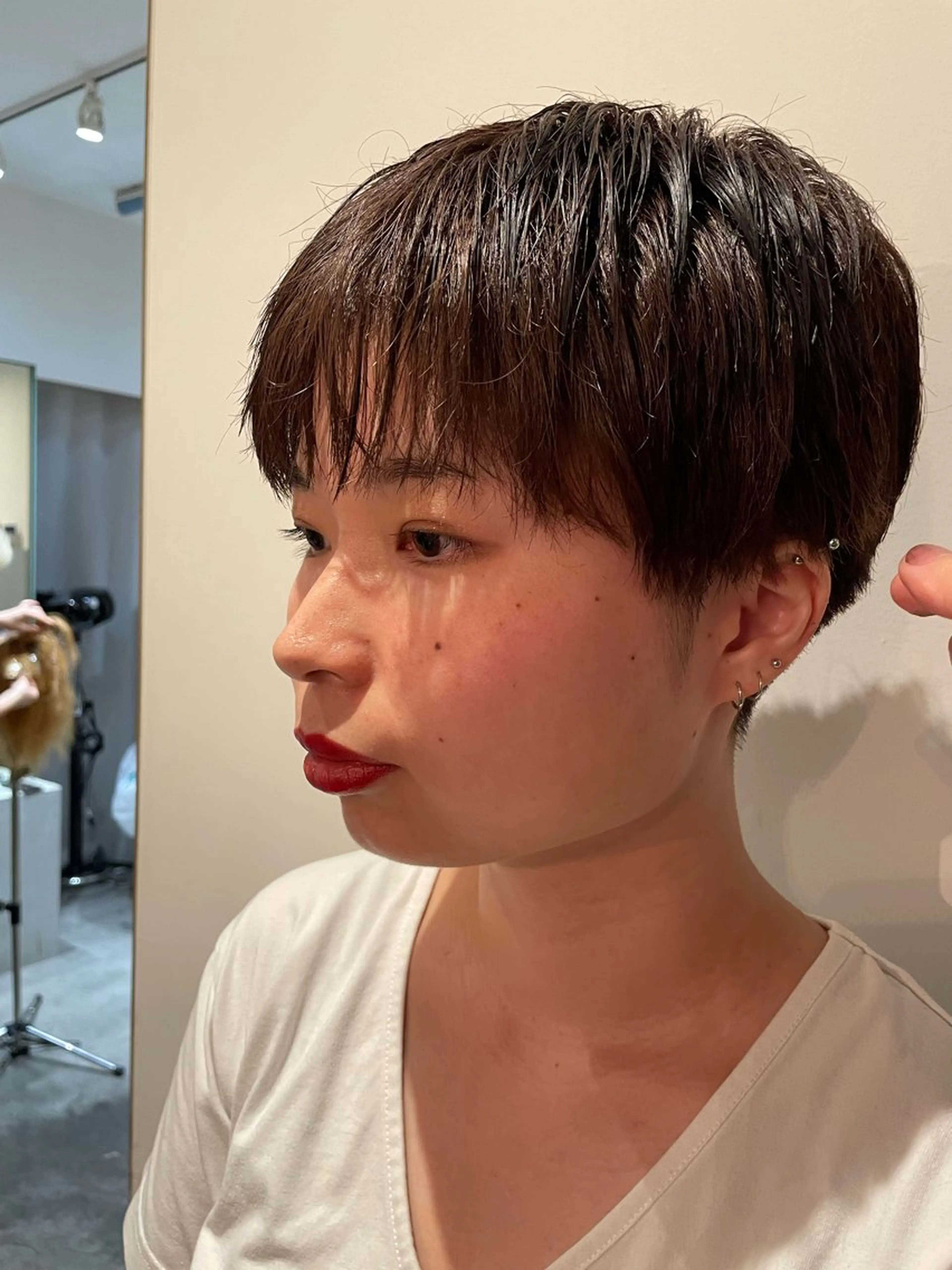ショート くびれミディアム/似 合わせ/鎌倉/edAのヘアスタイル