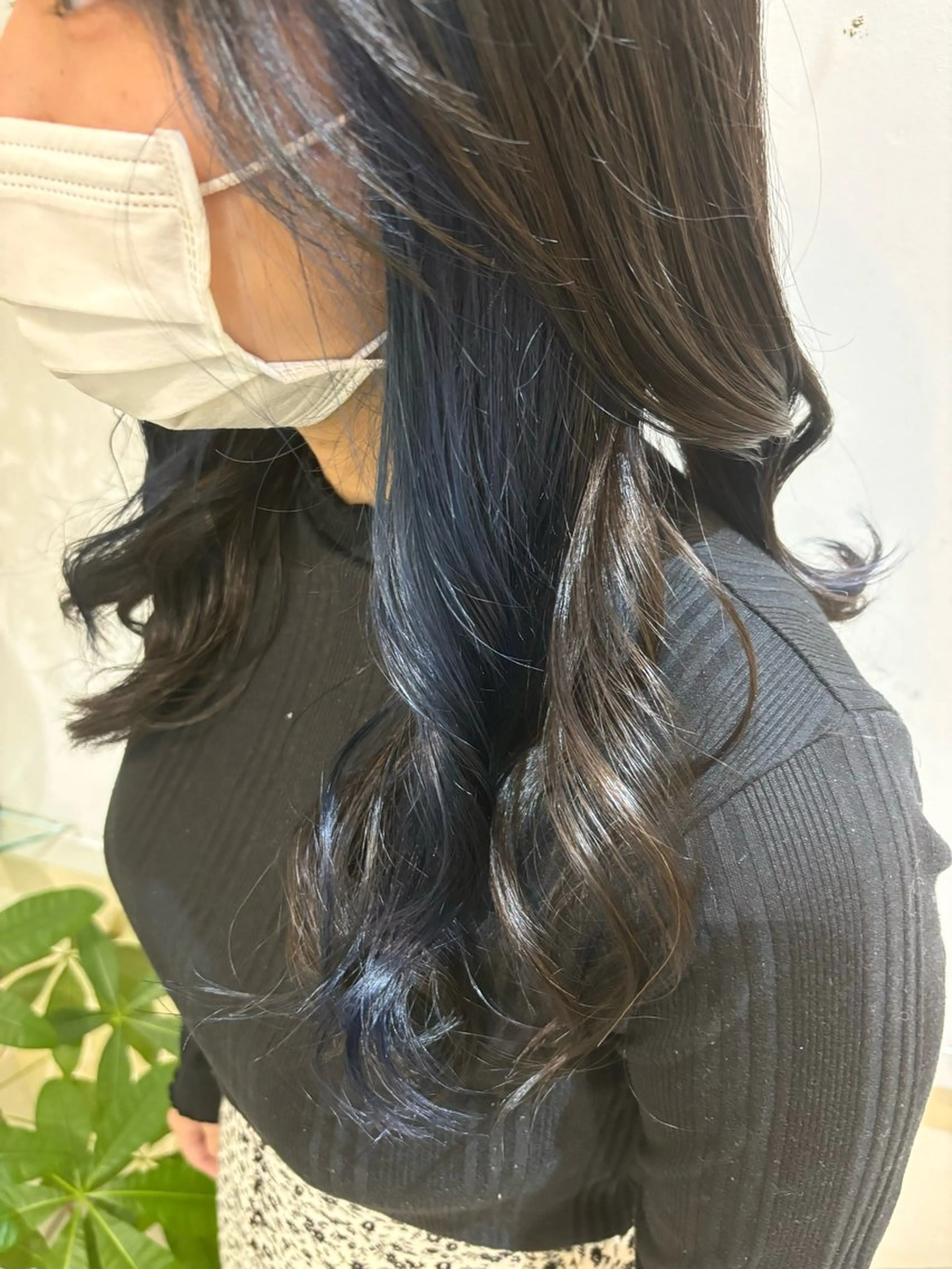 カラー ネイビーカラー カットモデル募集中 🌹濱砂夏花🌹のヘアスタイル