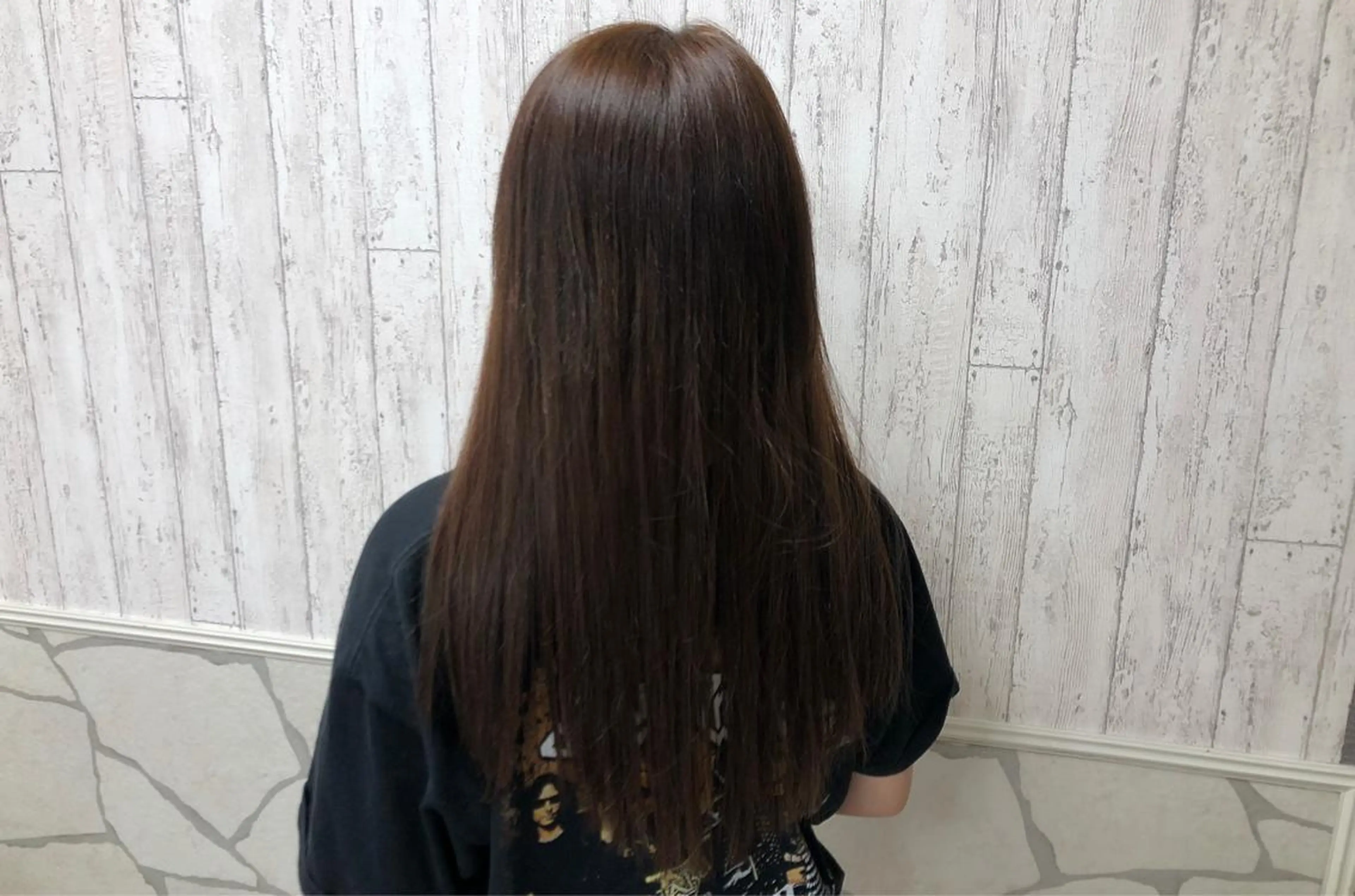 ロング カラー ヘアアレンジ エクステ 髪質改善【縮毛矯正】 北千住 田邉 澪のヘアスタイル