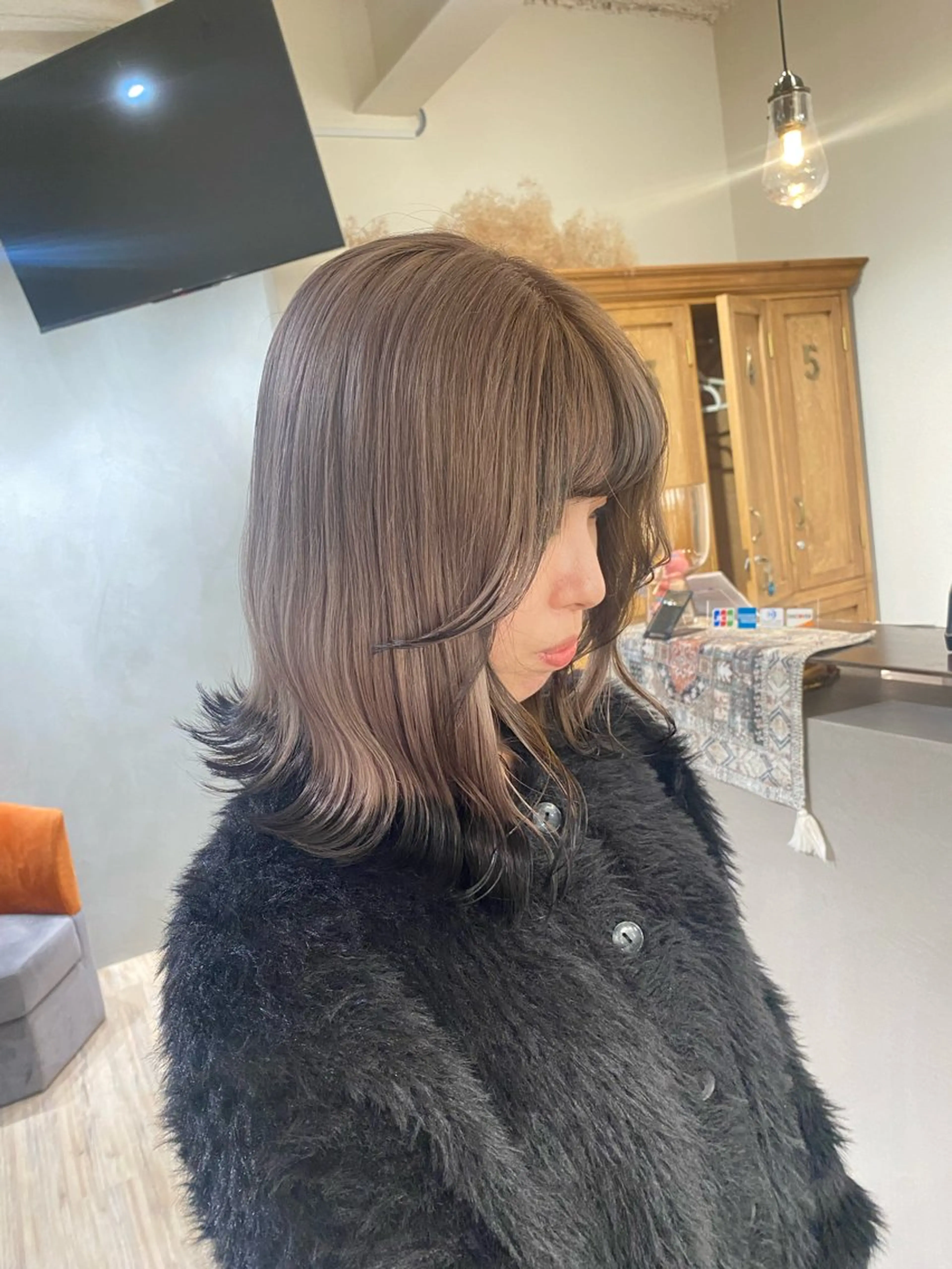 セミロング CURE nex the salon 表参道所属・美髪矯正/髪質改善 🫧山﨑　真歩🫧のヘアスタイル