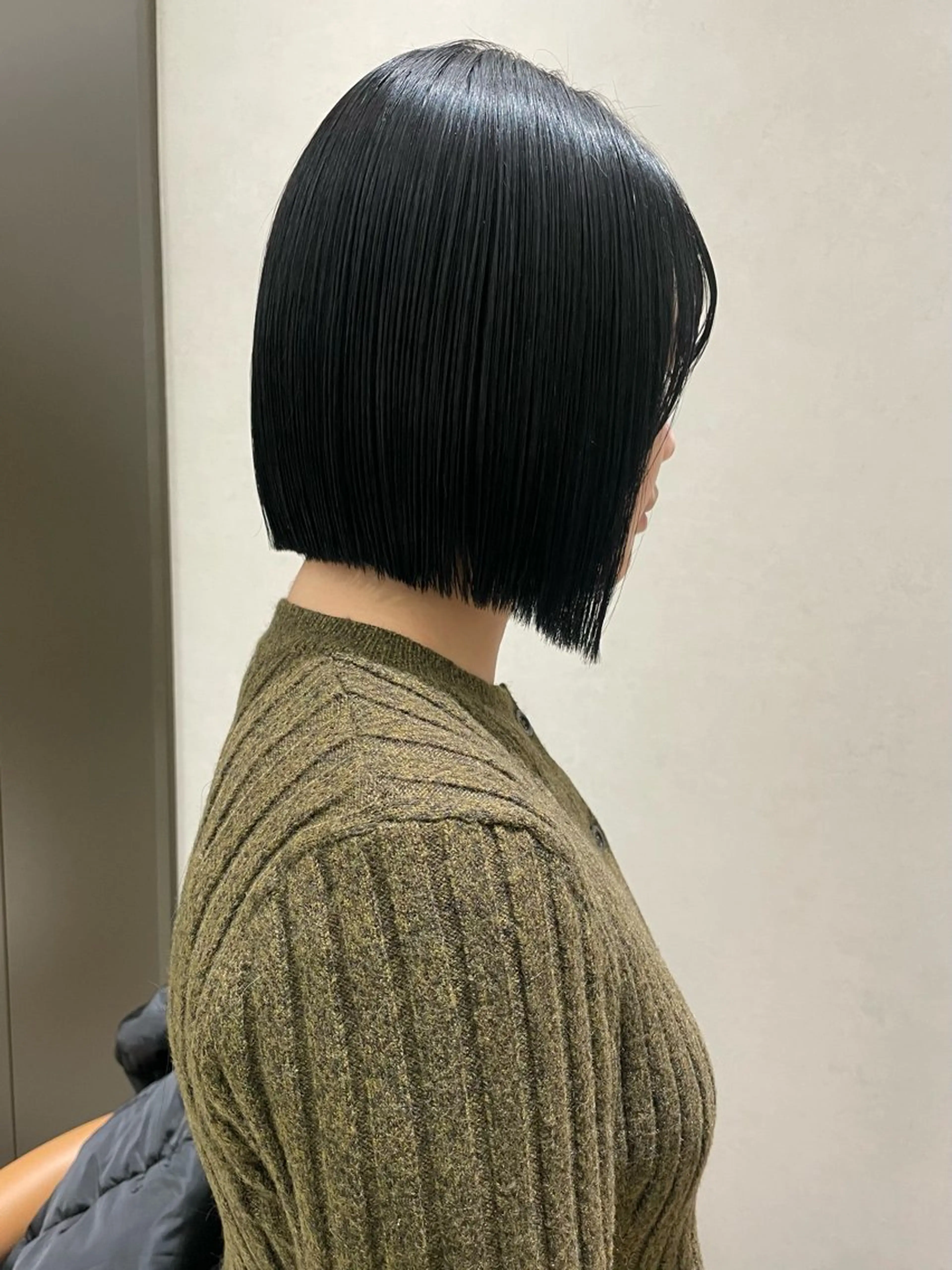 ミディアム 髪質改善 カット 縮毛矯正 石川玲菜/ 髪質改善ボブ/メンズのヘアスタイル