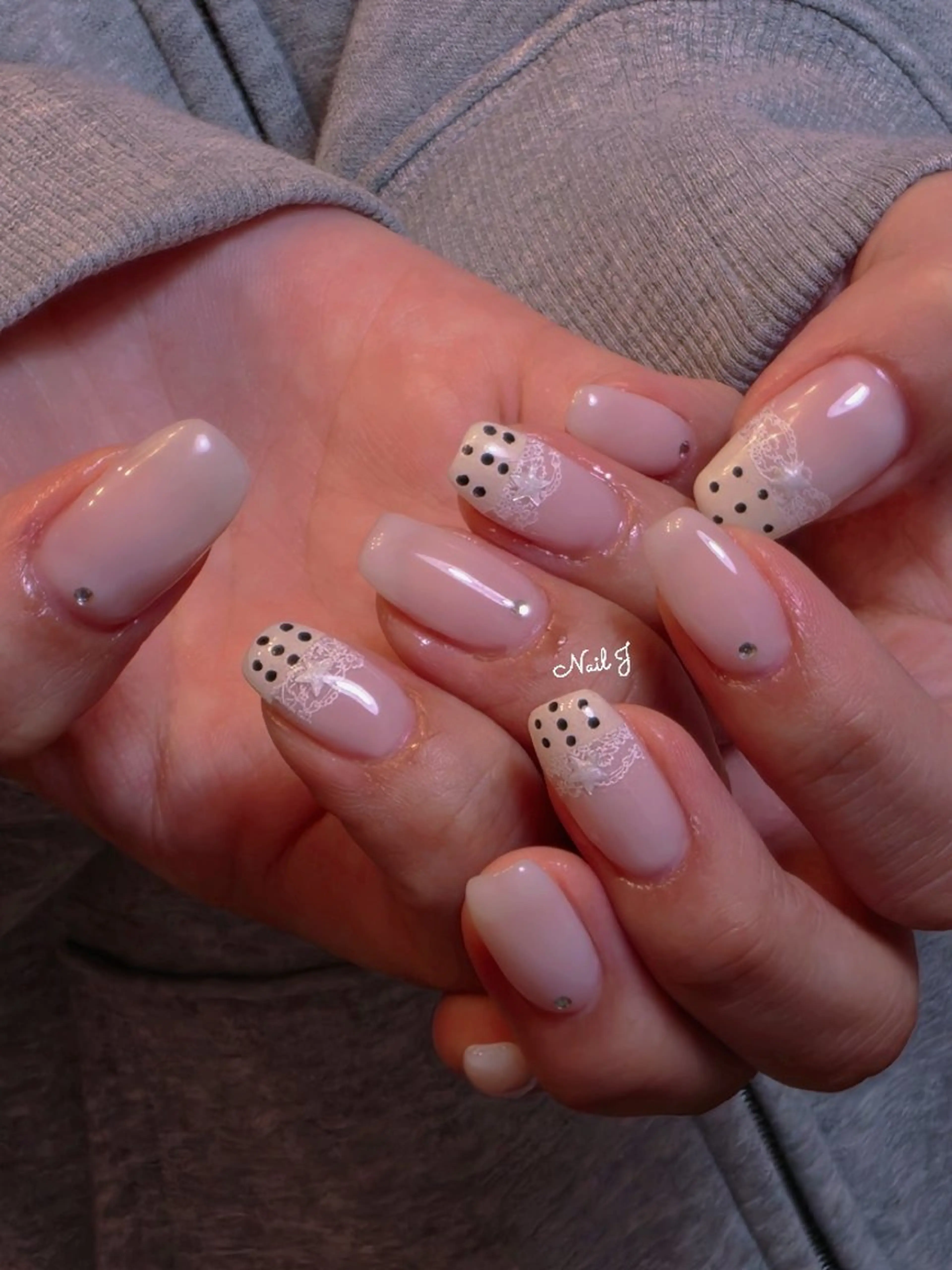 ネイル 韓国ネイル 春ネイル ハンドネイル Nail Jのネイルデザイン