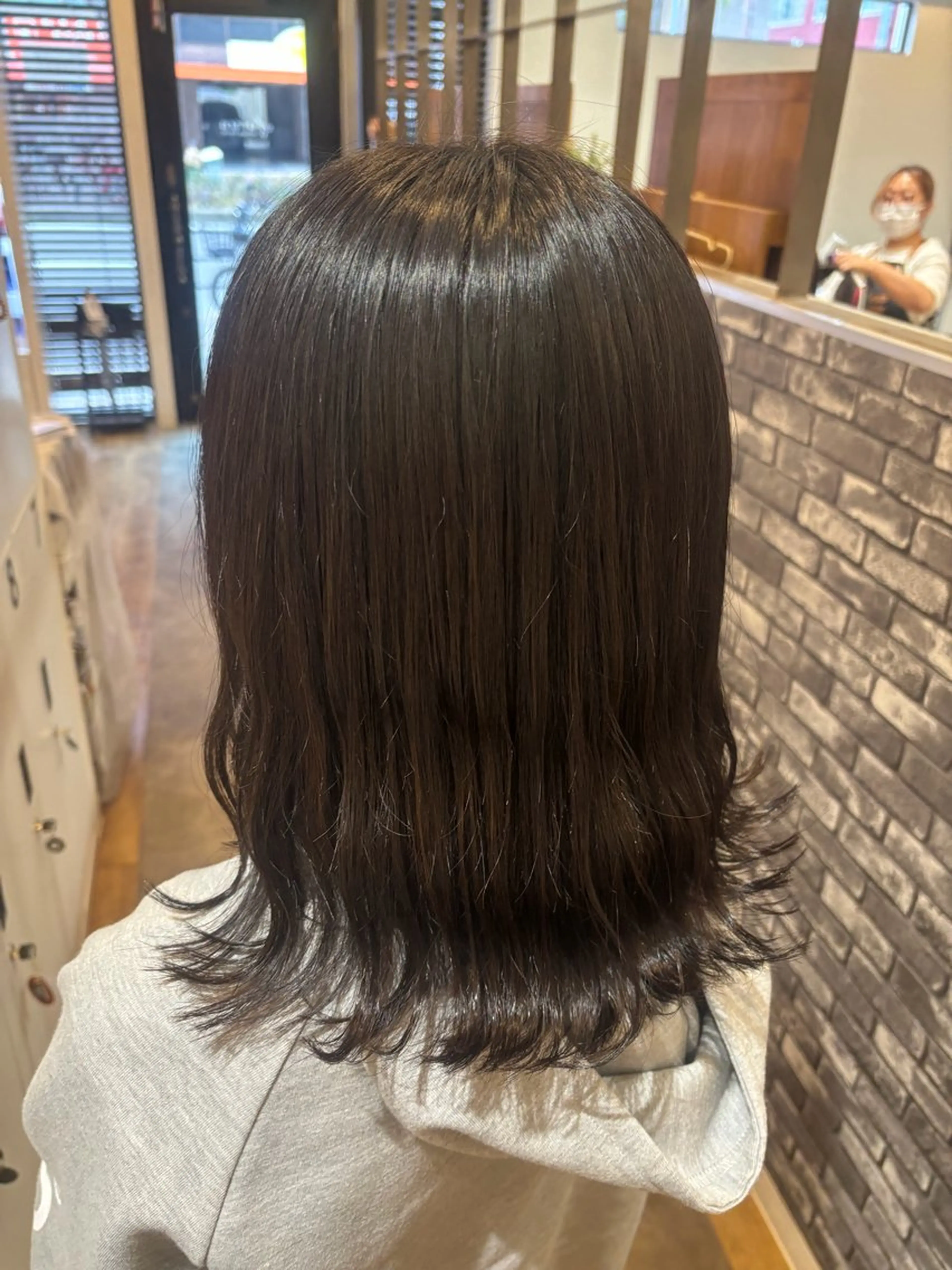 ミディアム ヘアカラー 加藤 つばさのヘアスタイル