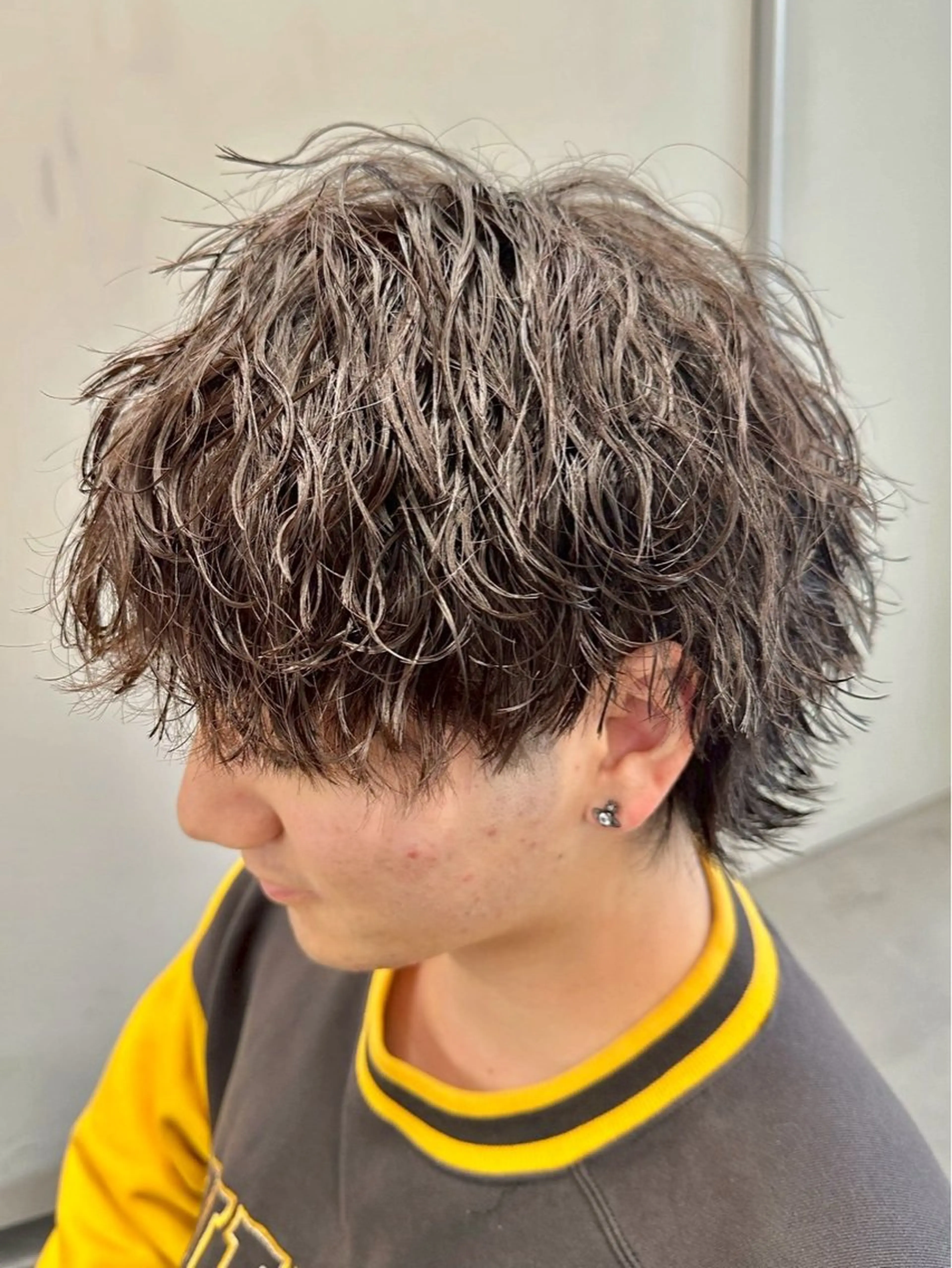 パーマ メンズ メンズパーマ シャドーパーマ 小林建翔 /立川メッシュパーマのヘアスタイル