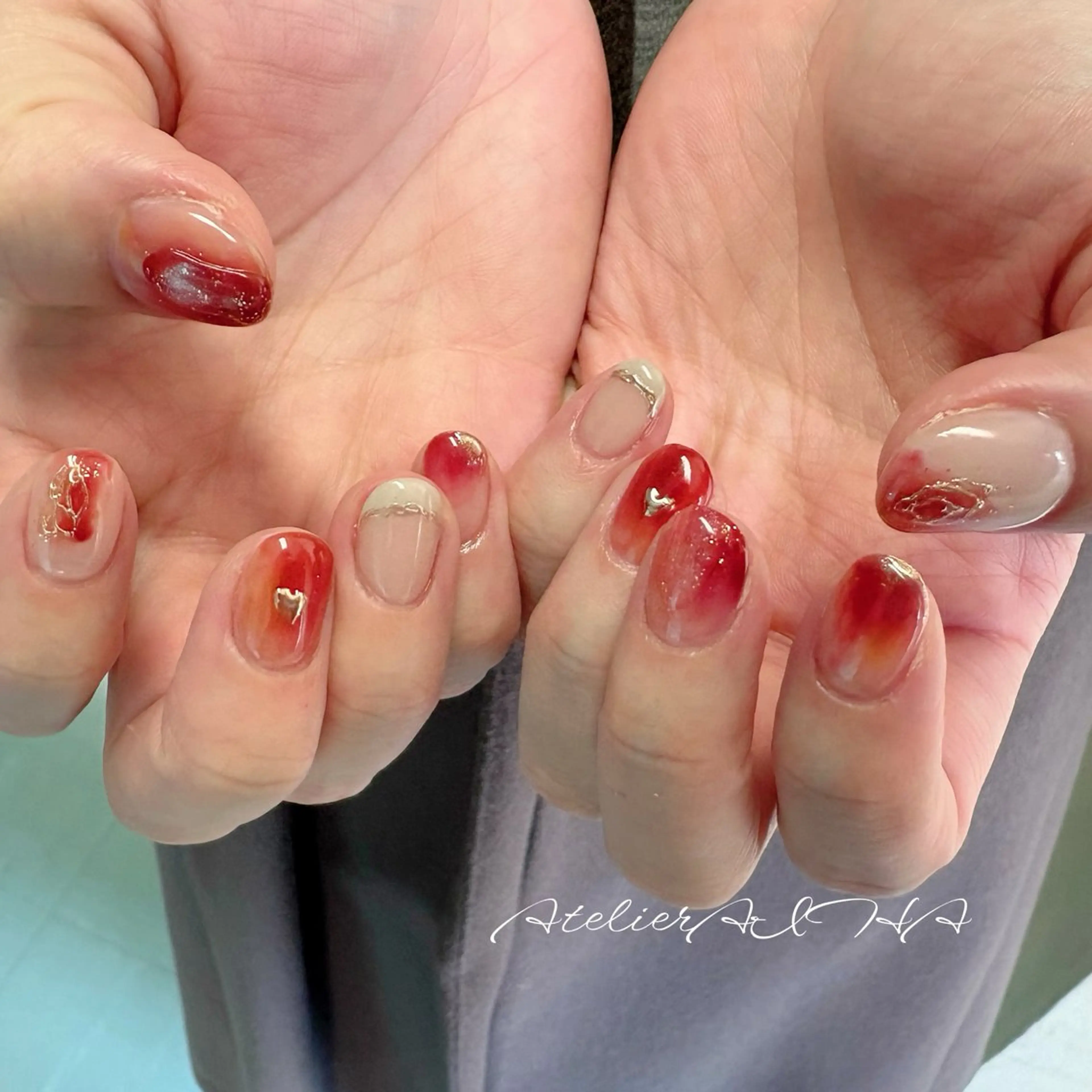 ネイル ハンドネイル アトリエAIHA★ フィルイン推奨サロンのネイルデザイン