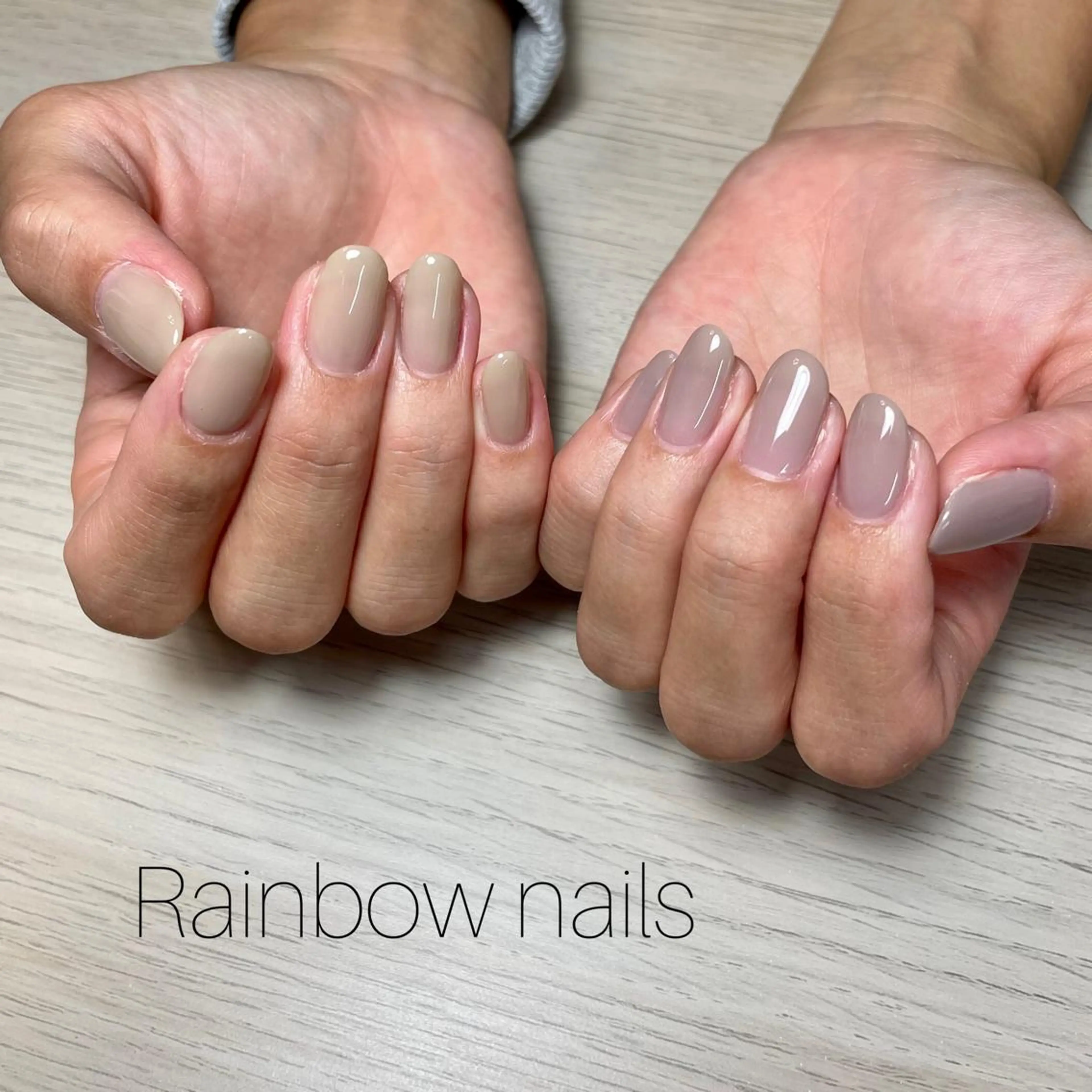 ネイル Rainbow nailsくろちゃんのネイルデザイン