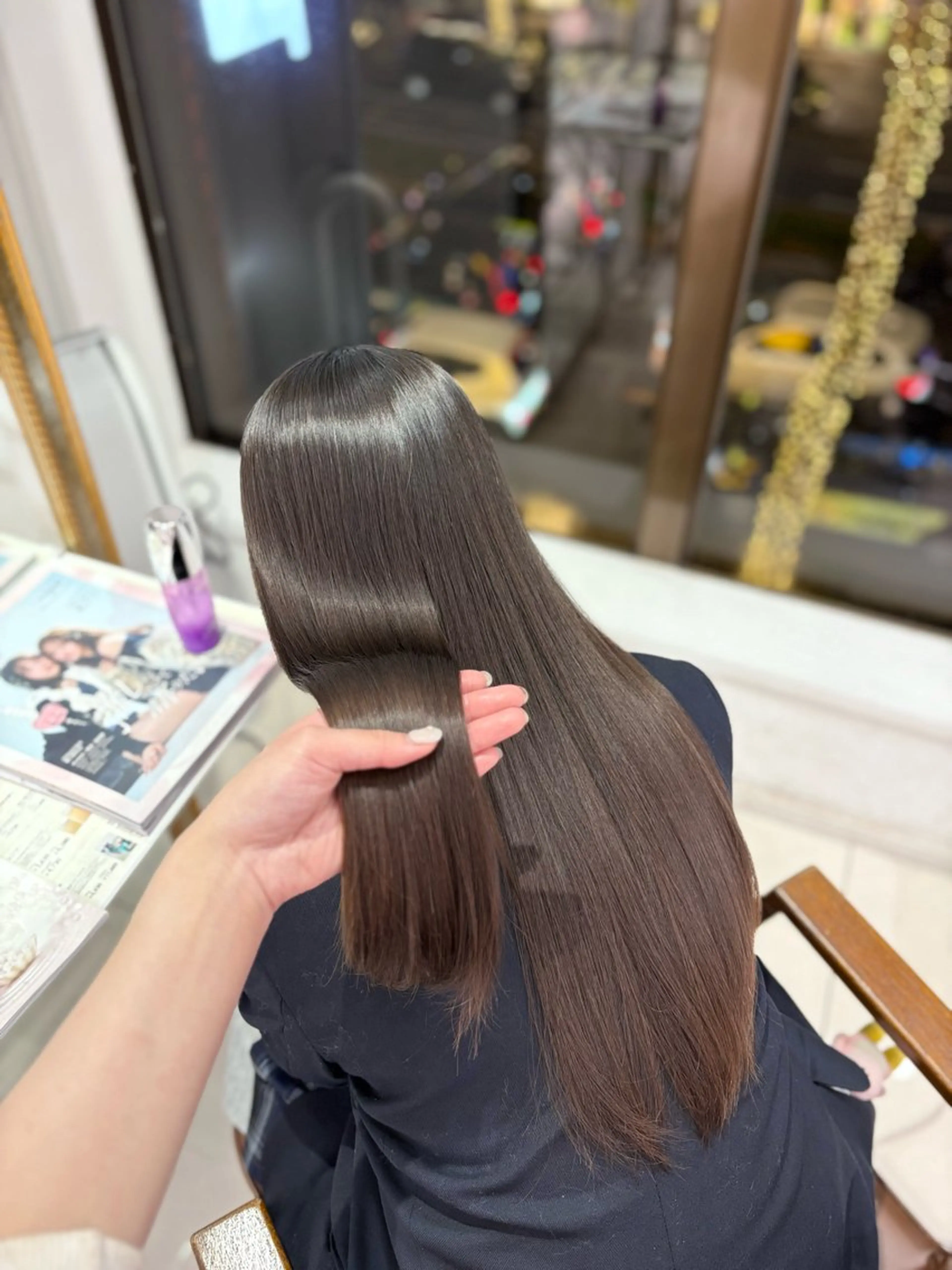 ロング カット トリートメント 艶モテカラー miku🏳️‍⚧️のヘアスタイル