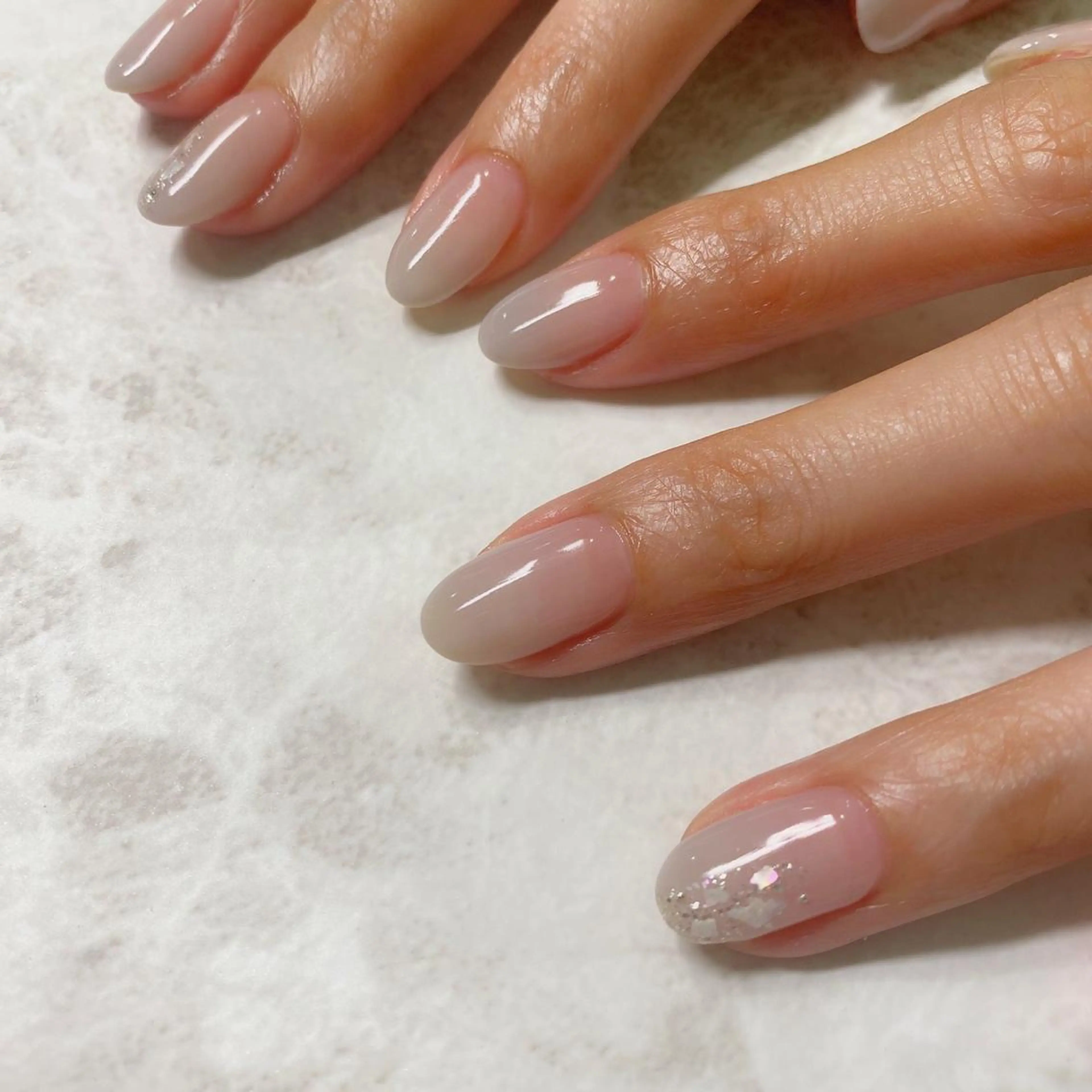 ネイル グラデーション シンプルネイル ハンドネイル nail salon mieux(ミュー)のマツエク・マツパデザイン