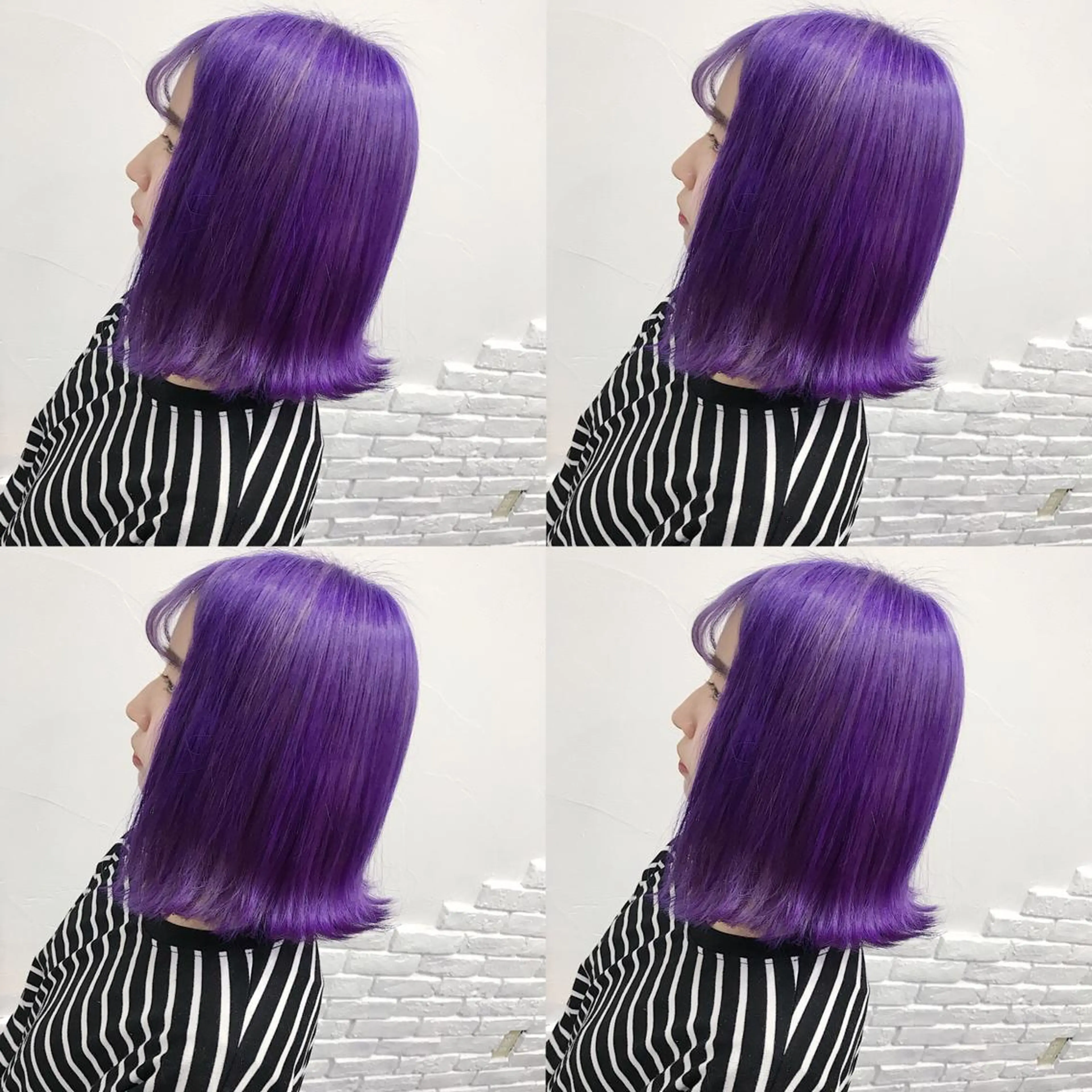 ミディアム カラー ヘアアレンジ ヘアカラー トリートメント TAKUMAブリーチ /切りっぱなし🪽のヘアスタイル