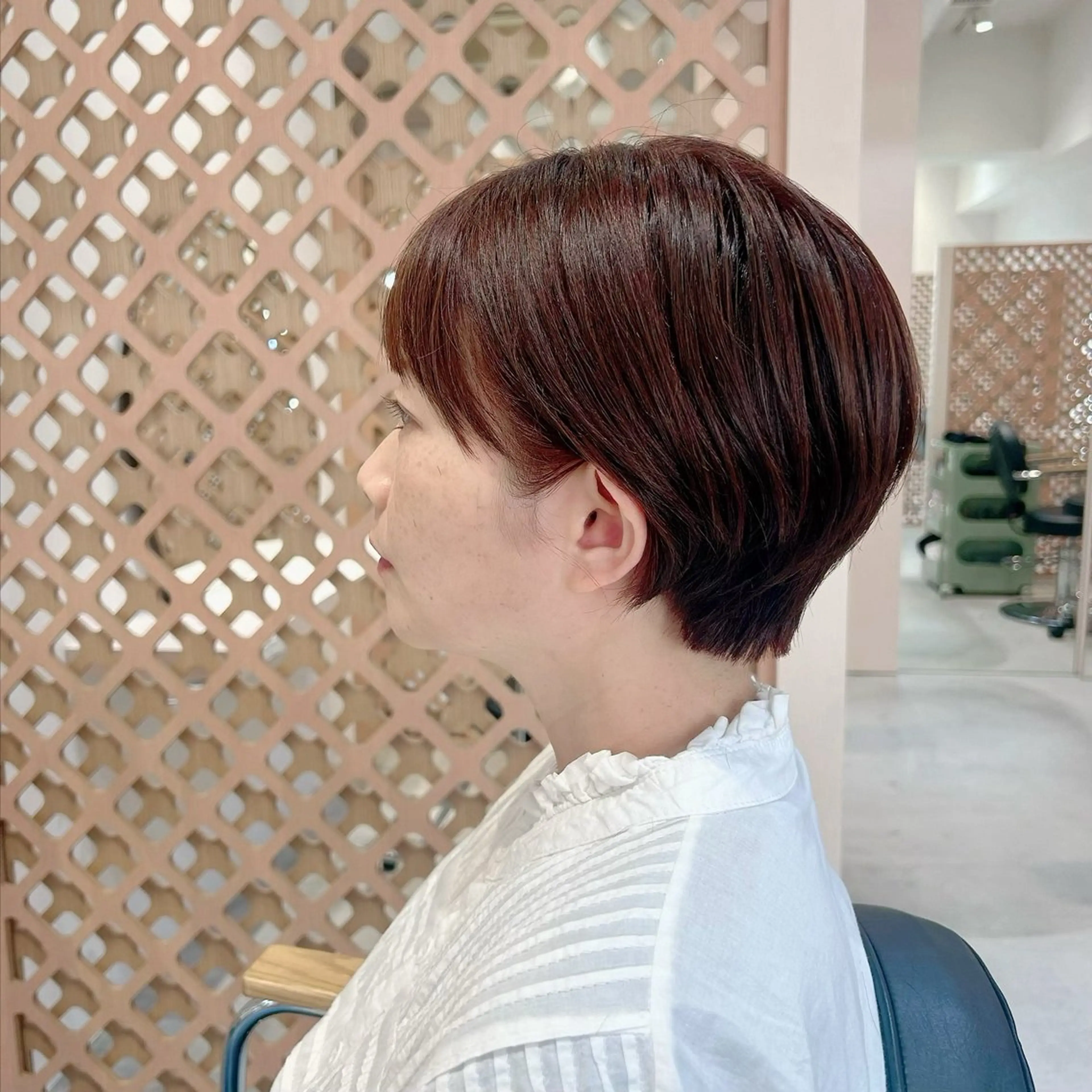 ショート カラー ショートヘア カット ヘアカラー マンツーマン施術✂︎ machikaのヘアスタイル