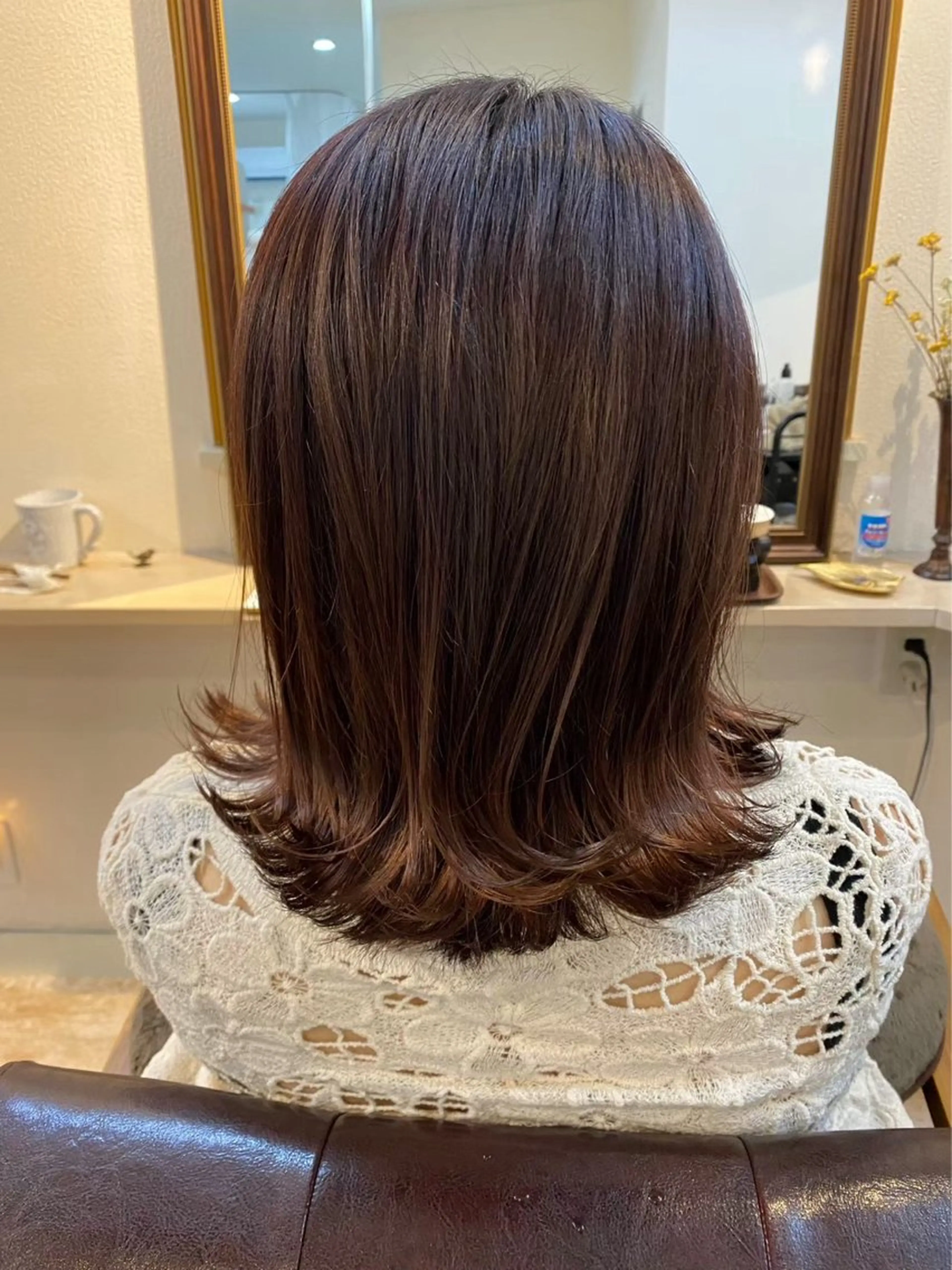 ミディアム カラー 髙橋 未来のヘアスタイル