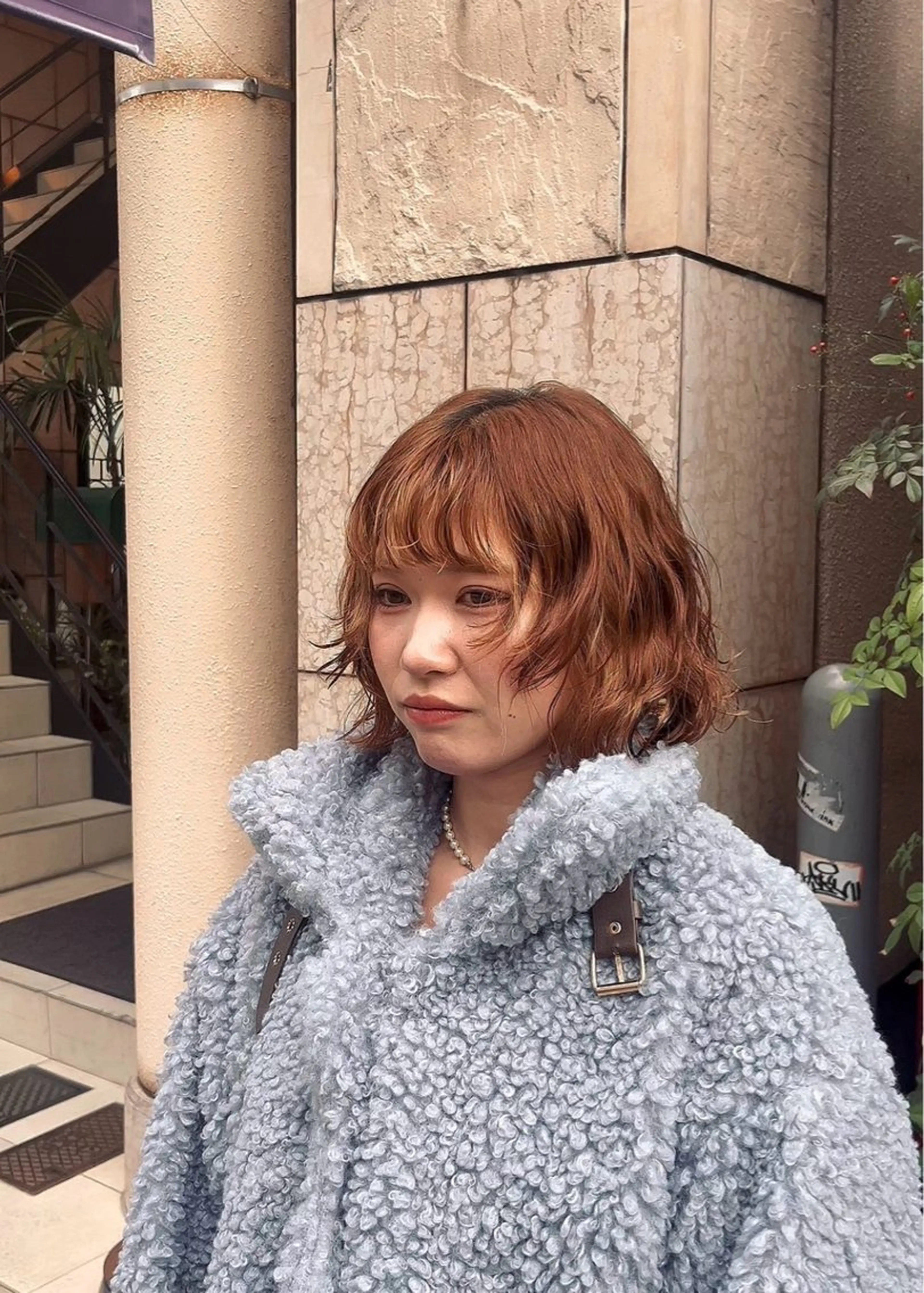 ショート パーマ カット パーマ トリートメント 山口 陸のヘアスタイル