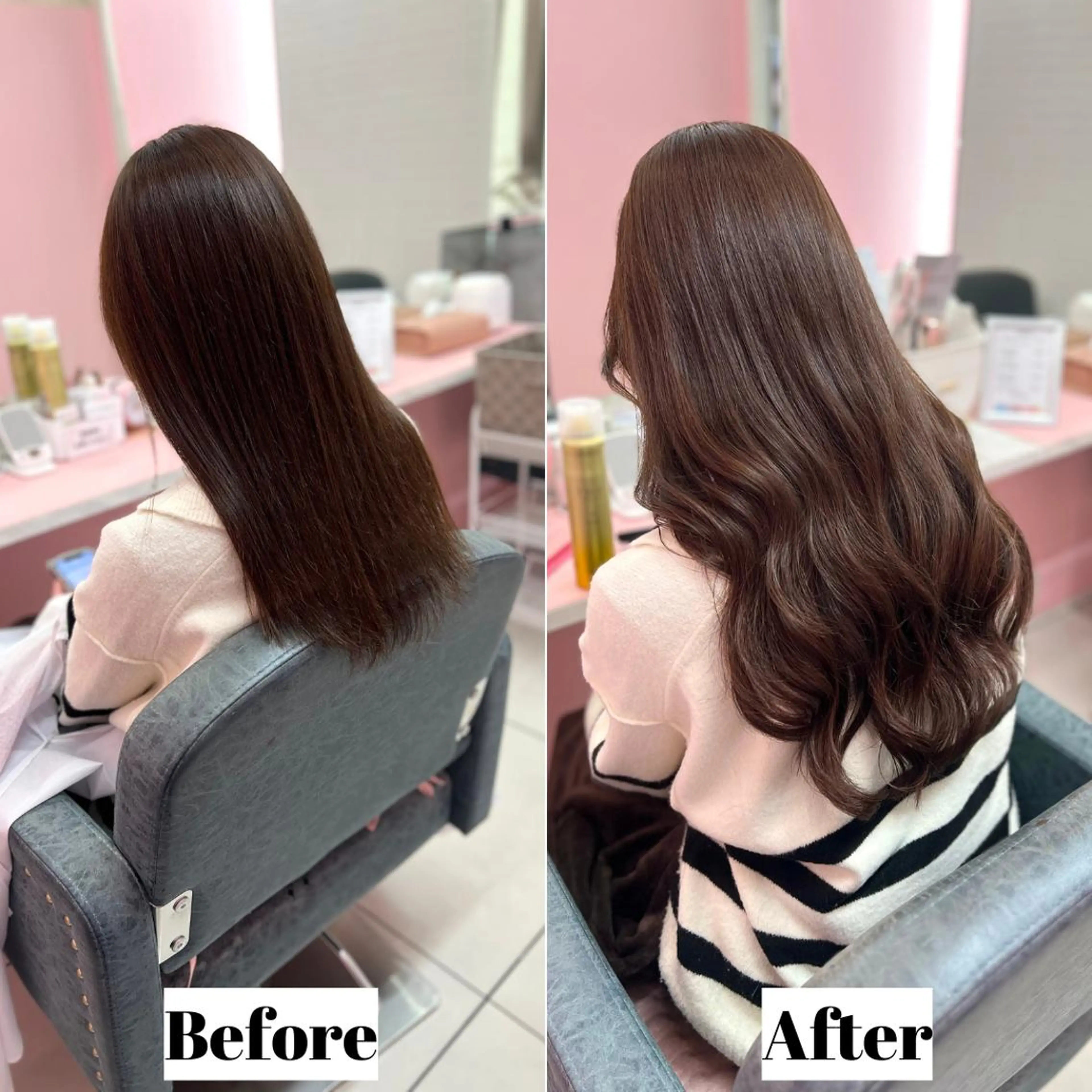 🦋ヘアカラー+バージンレミー40本🤍🦋　人毛100%毛質最高ランク💞　50cmロングタイプ💛の写真