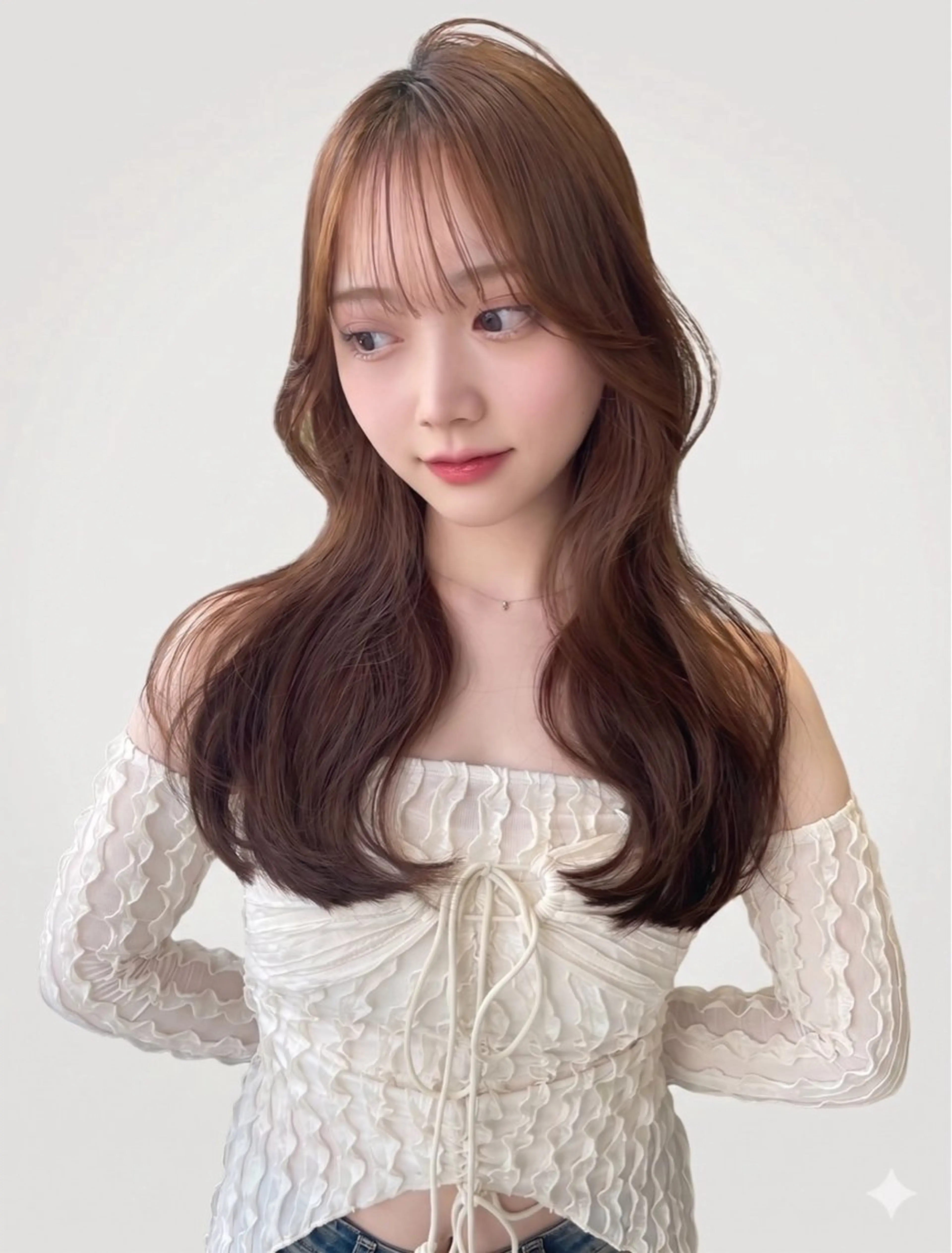 ミディアム カラー カット ヘアカラー トリートメント 艶髪ケア特化✨ トワのヘアスタイル