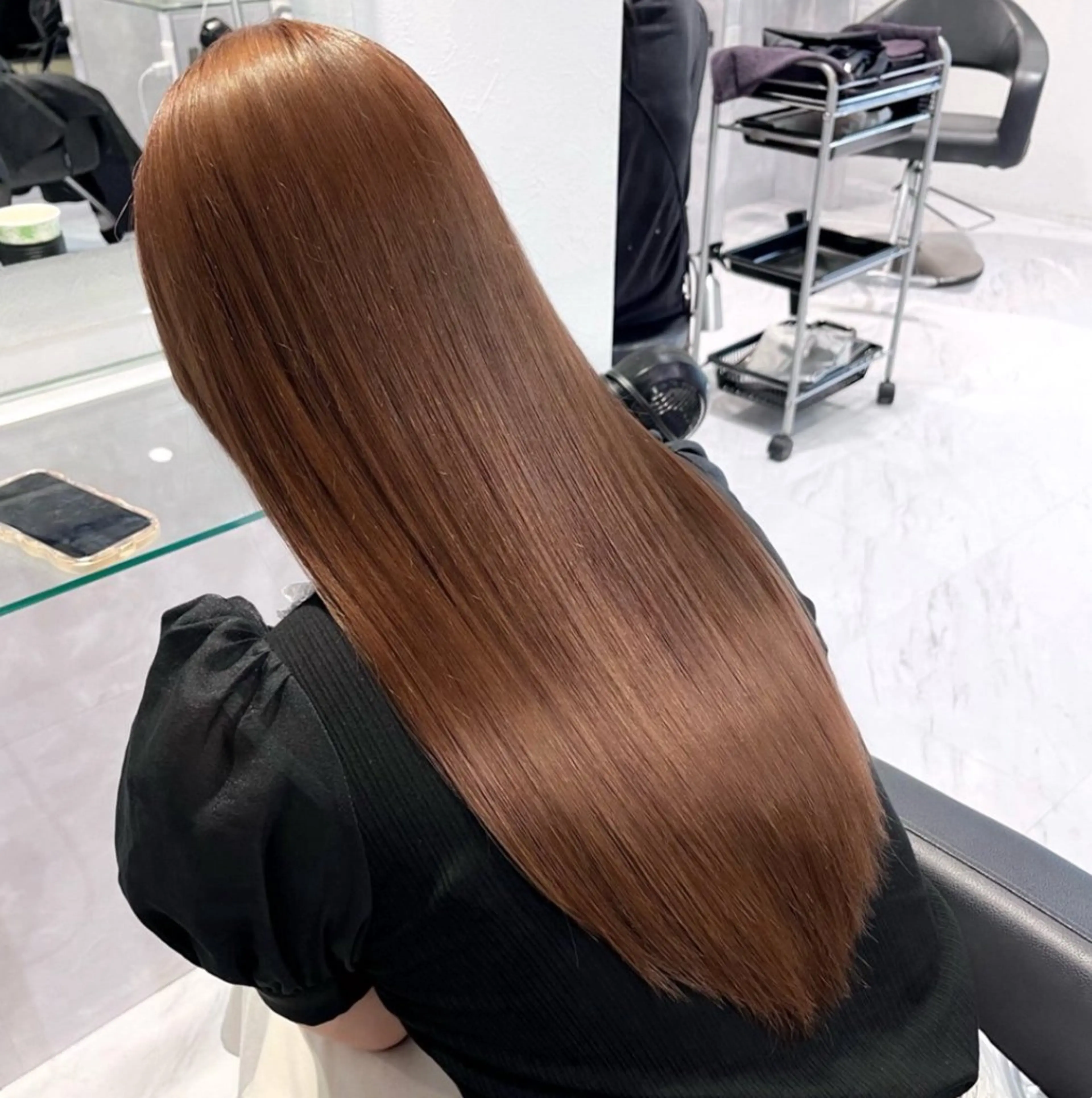 ロング カラー 🫧うる艶トレンド 🫧透明感カラーのヘアスタイル