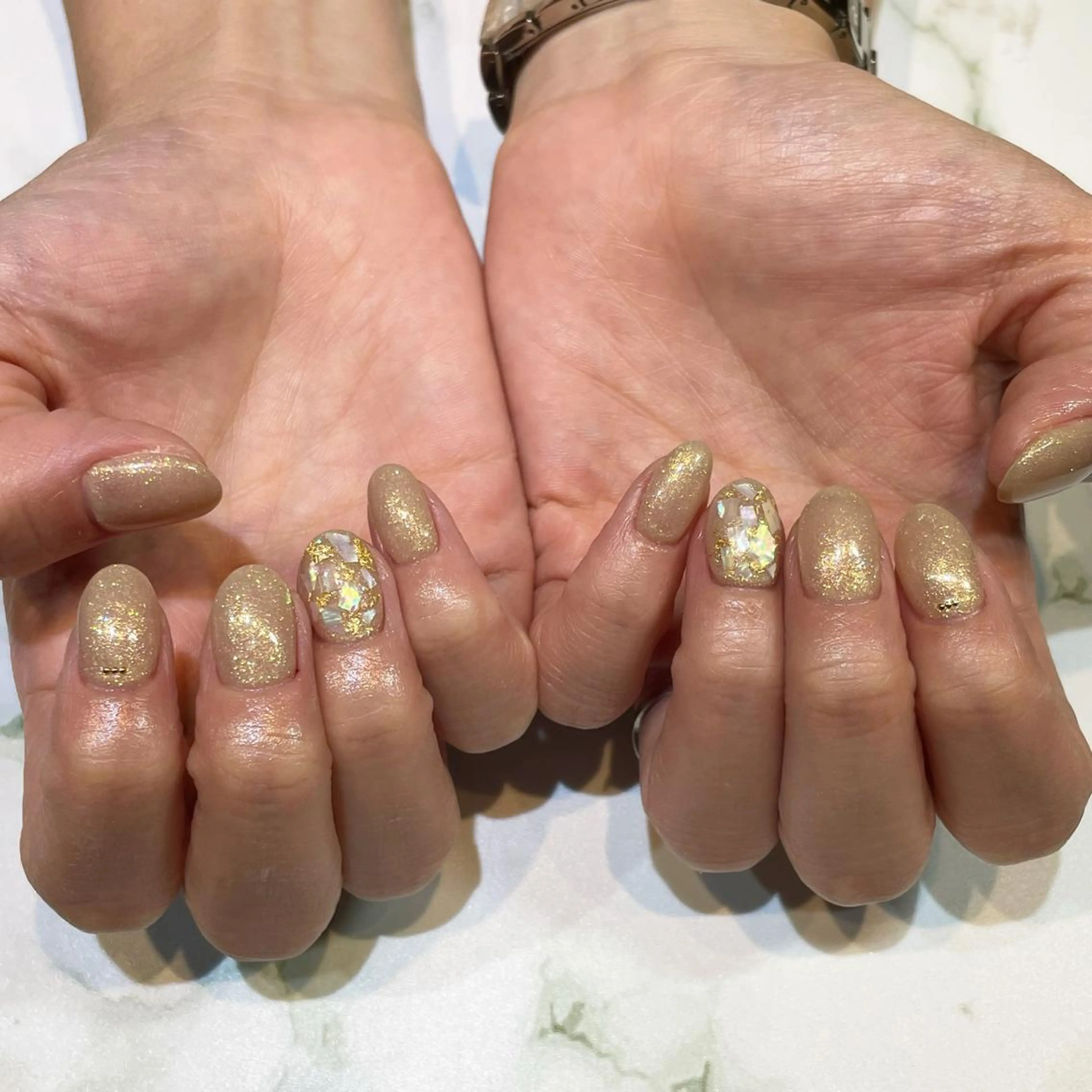 ネイル シンプルネイル ハンドネイル 糀屋 彩奈のネイルデザイン