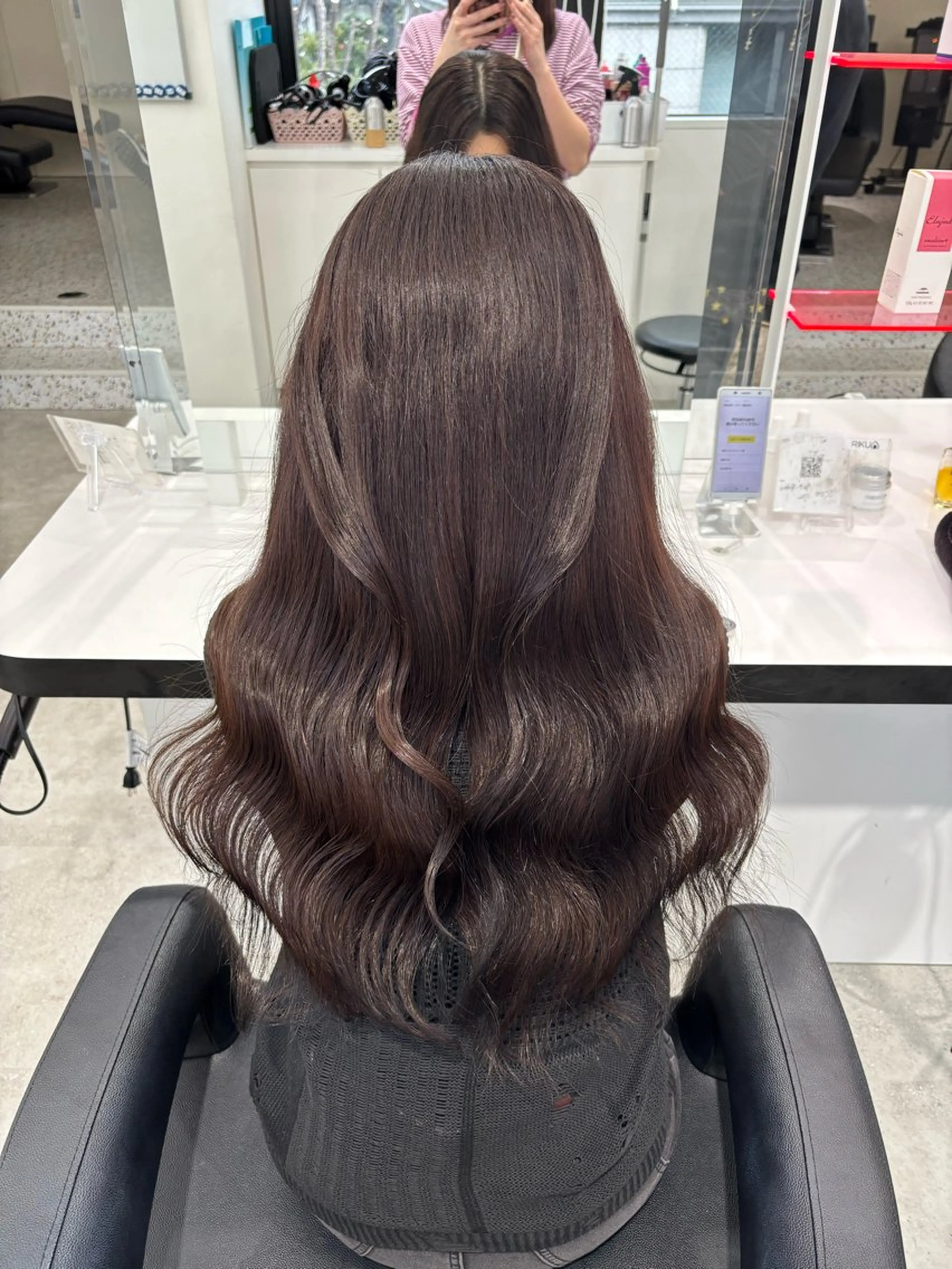 ロング カラー カット ヘアカラー トリートメント 中韓レイヤー/ ブラウン🤎はやとのヘアスタイル