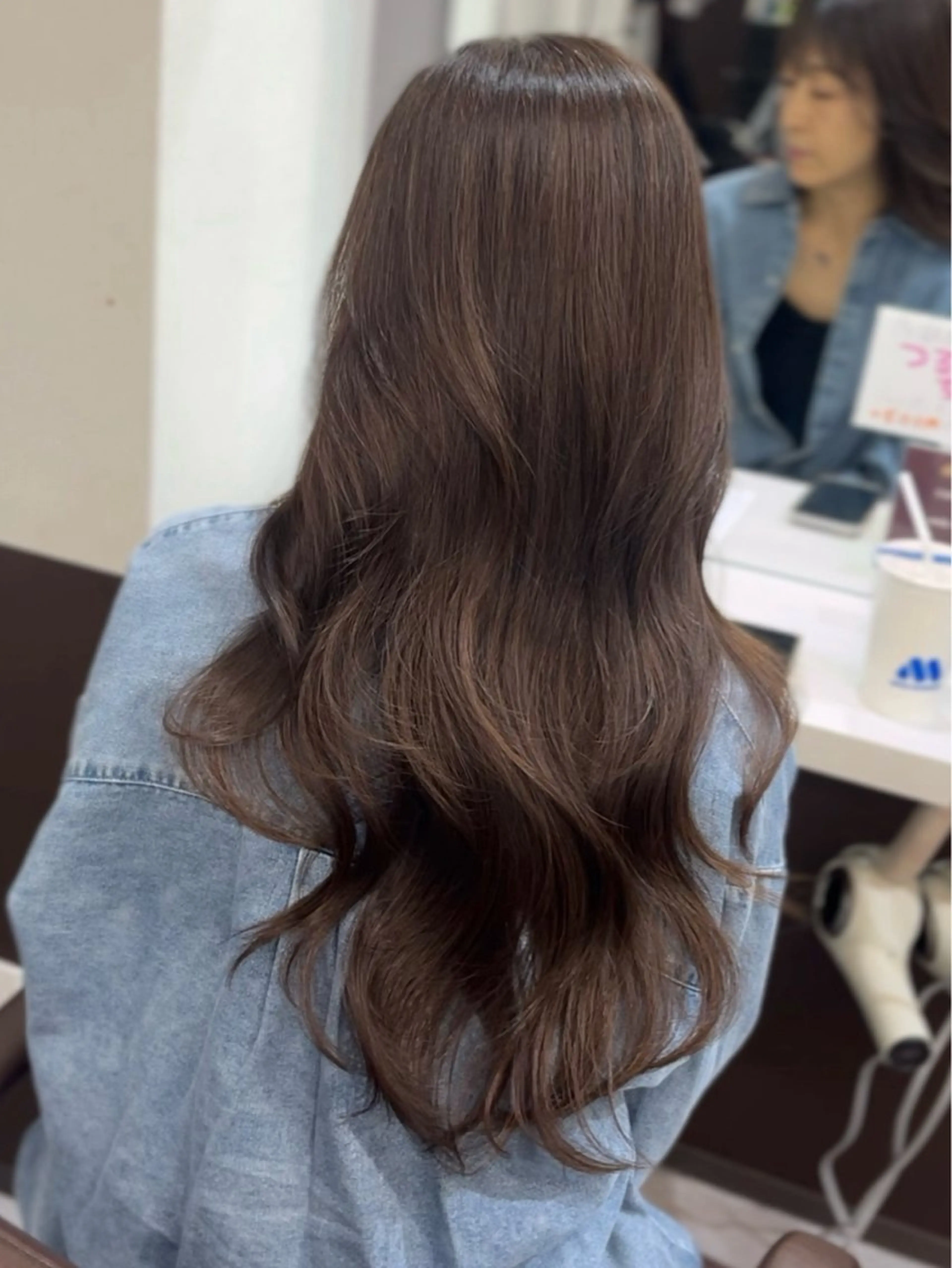 ロング ヘアカラー トリートメント 梅田/髪質改善特化/ 艶カラー🫧さくらこのヘアスタイル