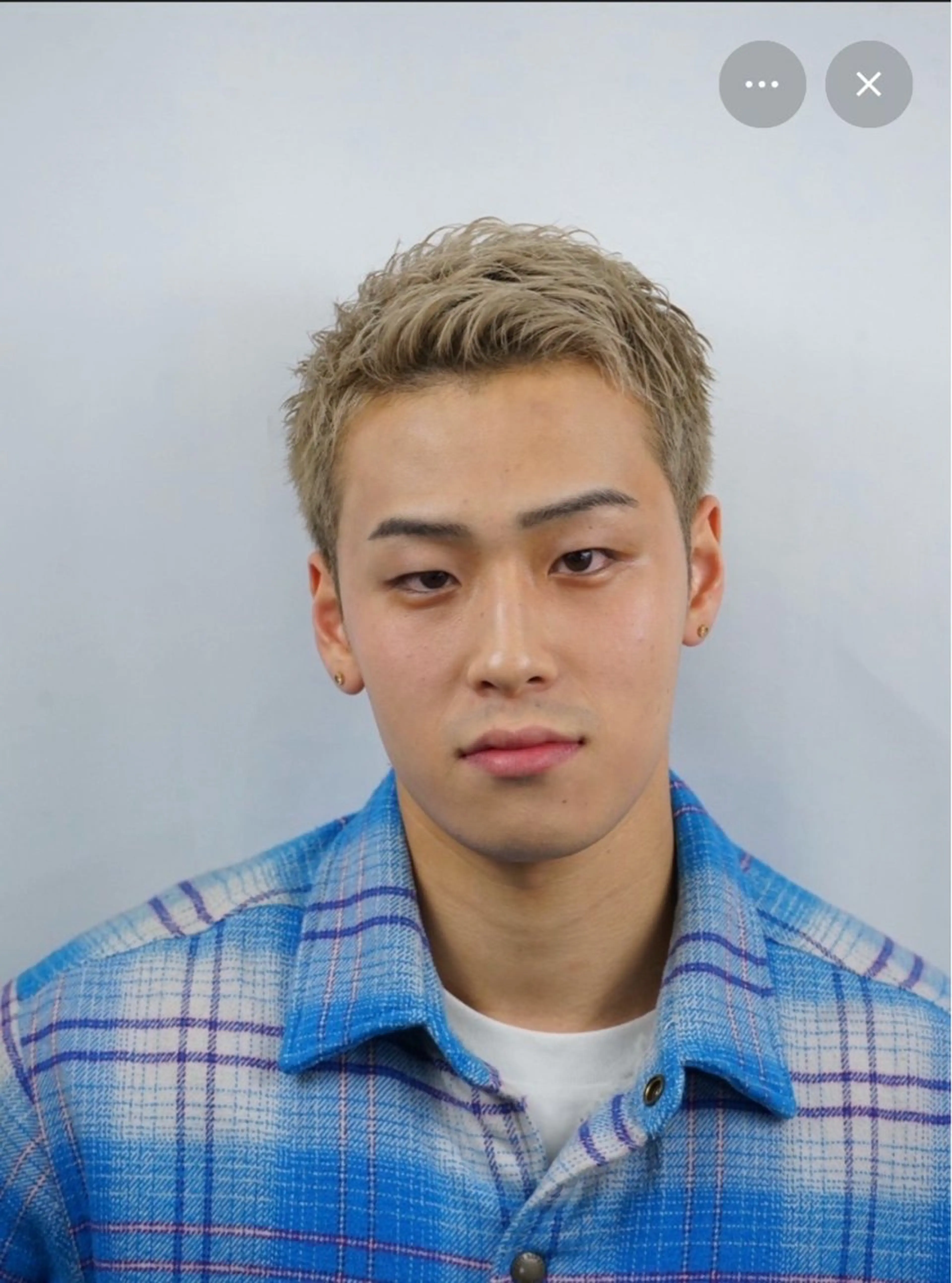 メンズショート刈り上げショートスパ付き🫧の写真