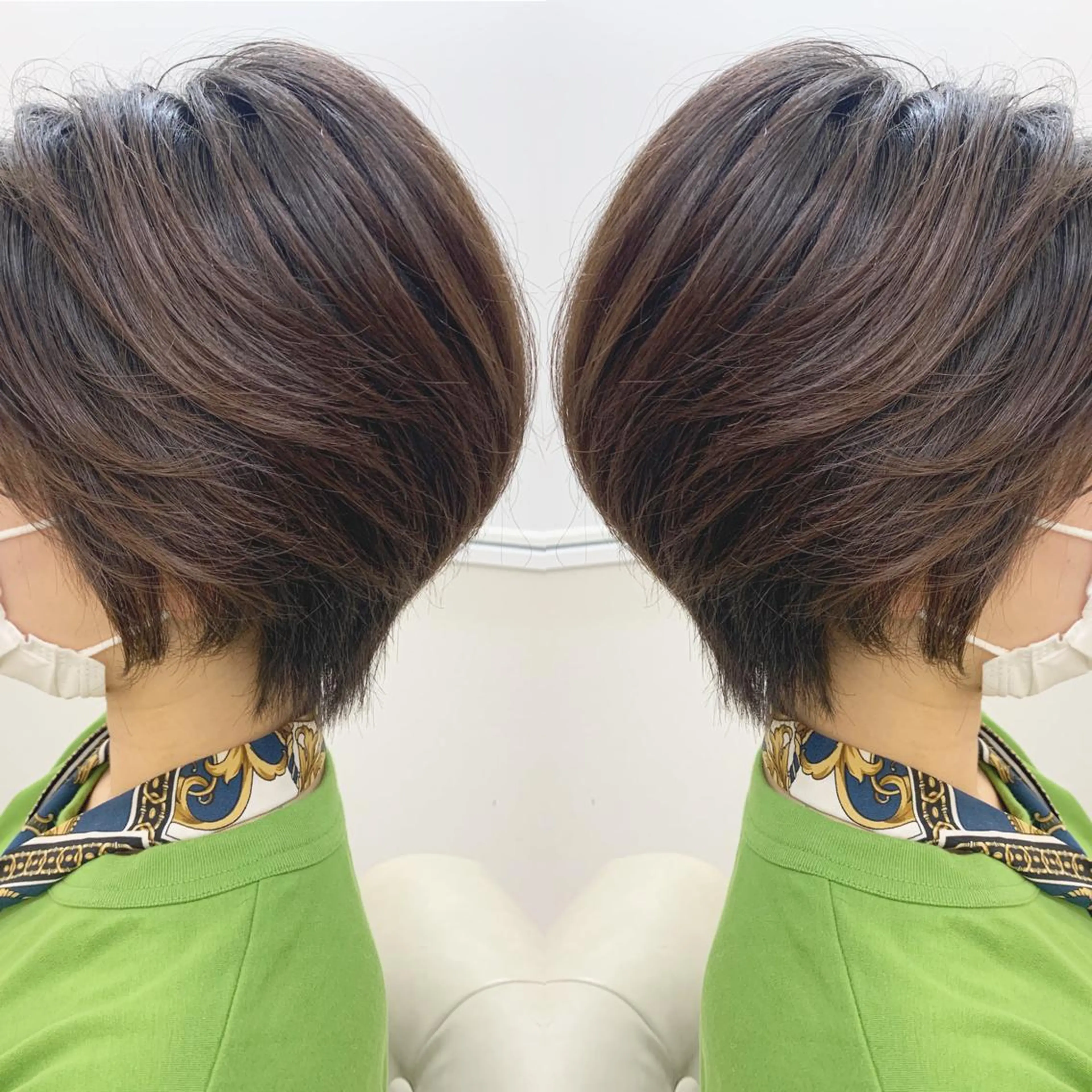 ショート ショートボブ ボブ ショートヘア カット H (エイチ) 烏丸御池店のヘアスタイル