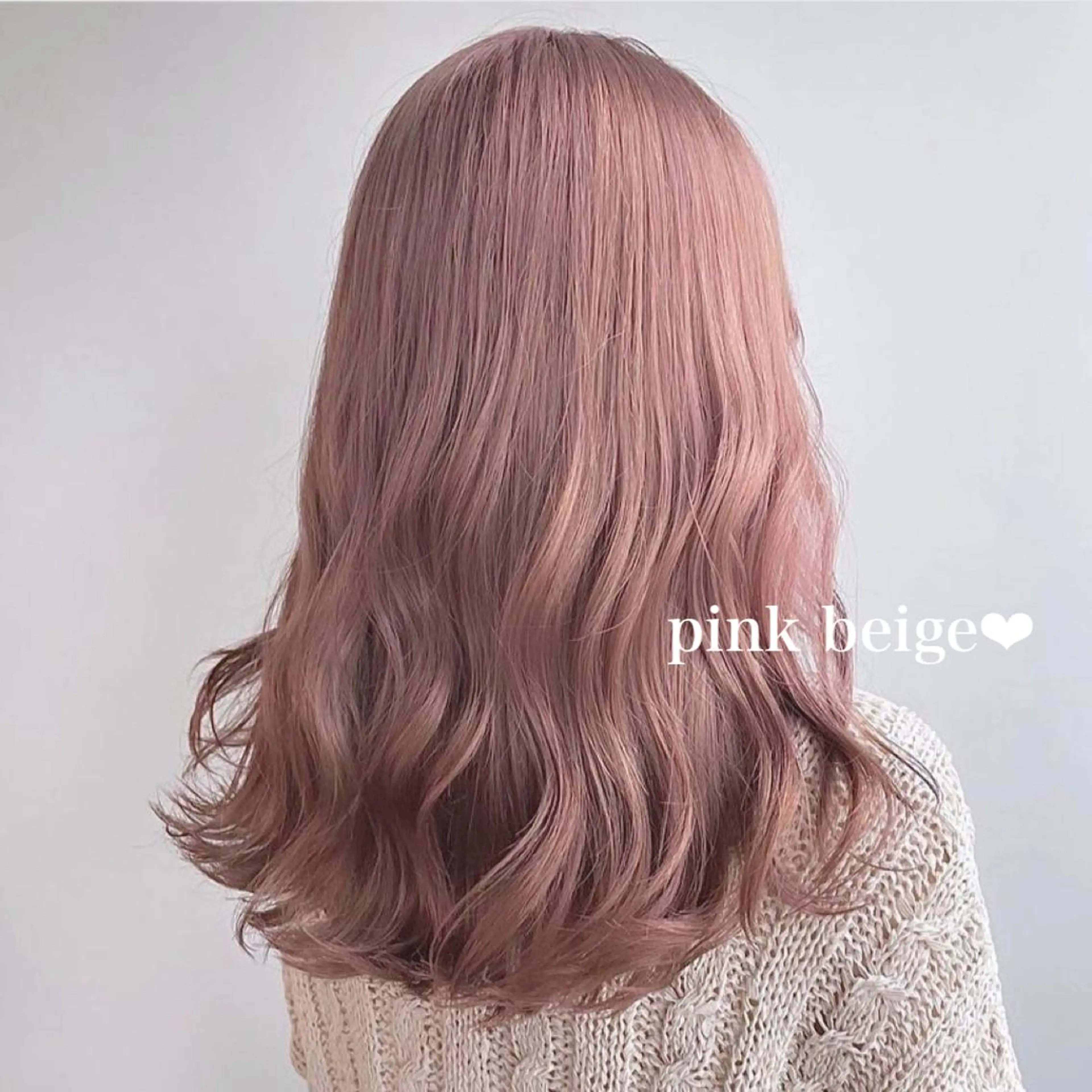 セミロング ブリーチなし暖色 💗AKARI💗のヘアスタイル