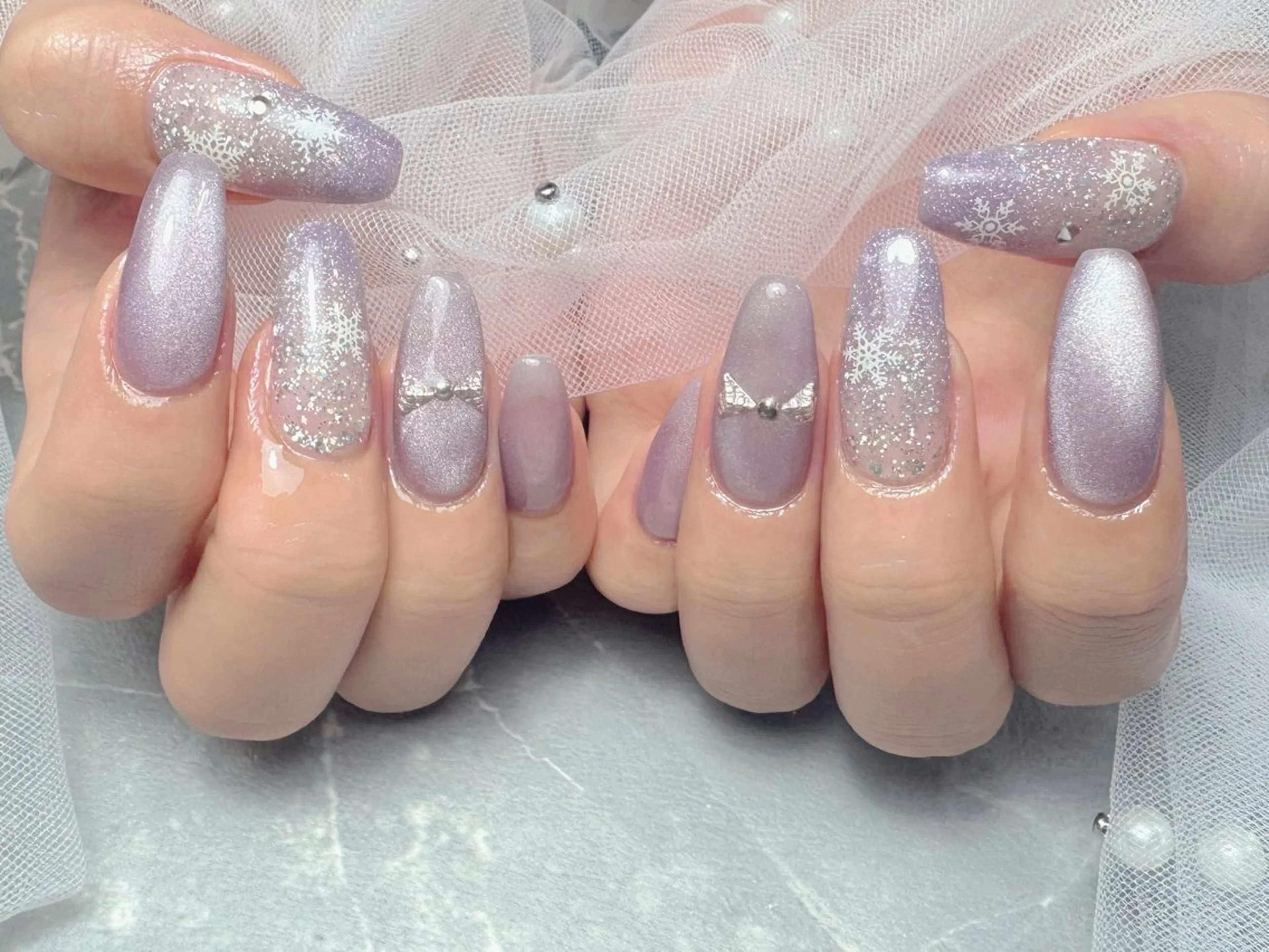 ネイル マジック ミラーのネイルデザイン