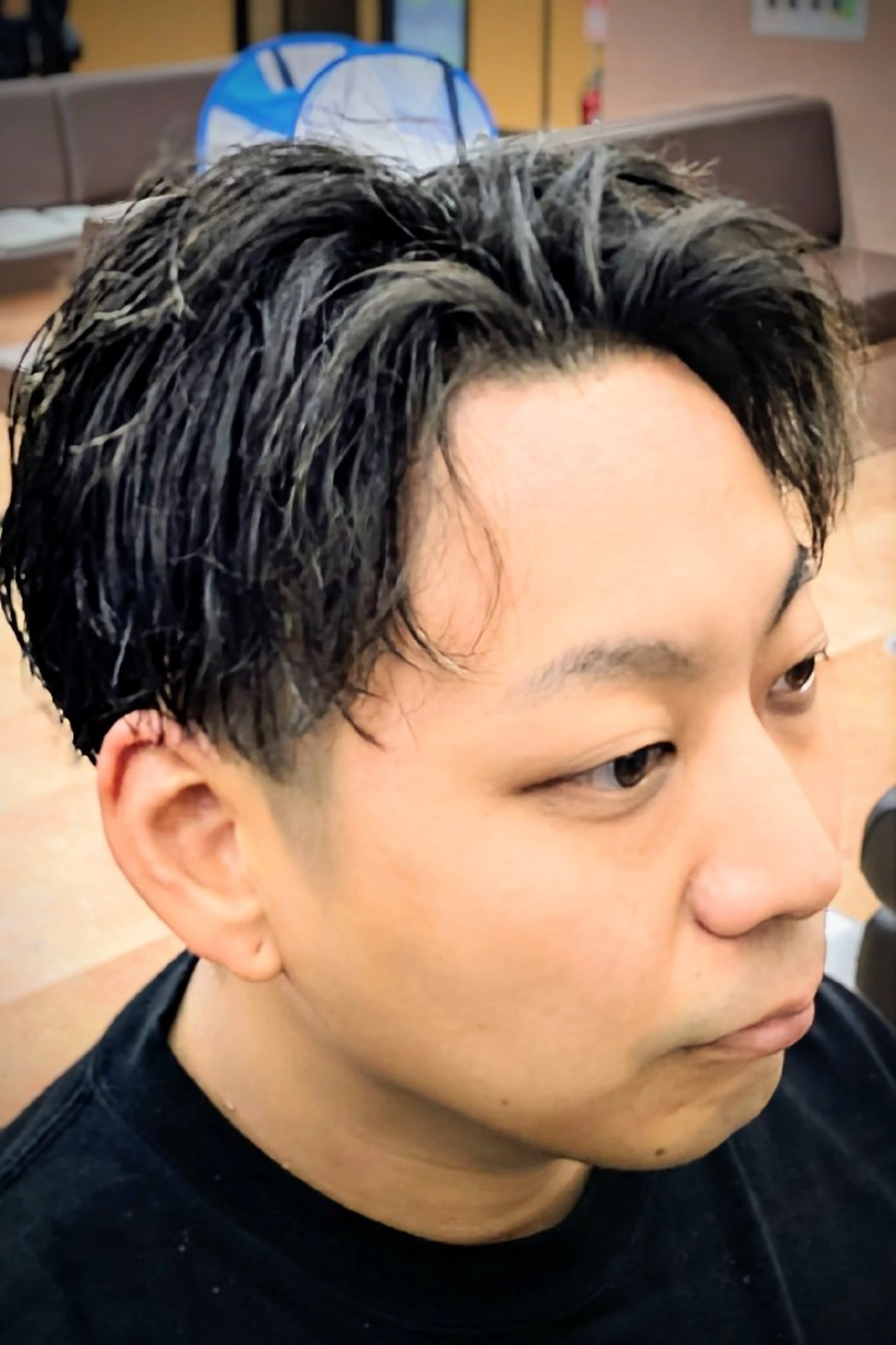 ショート パーマ 理容プラージュ燕三条 福井のヘアスタイル