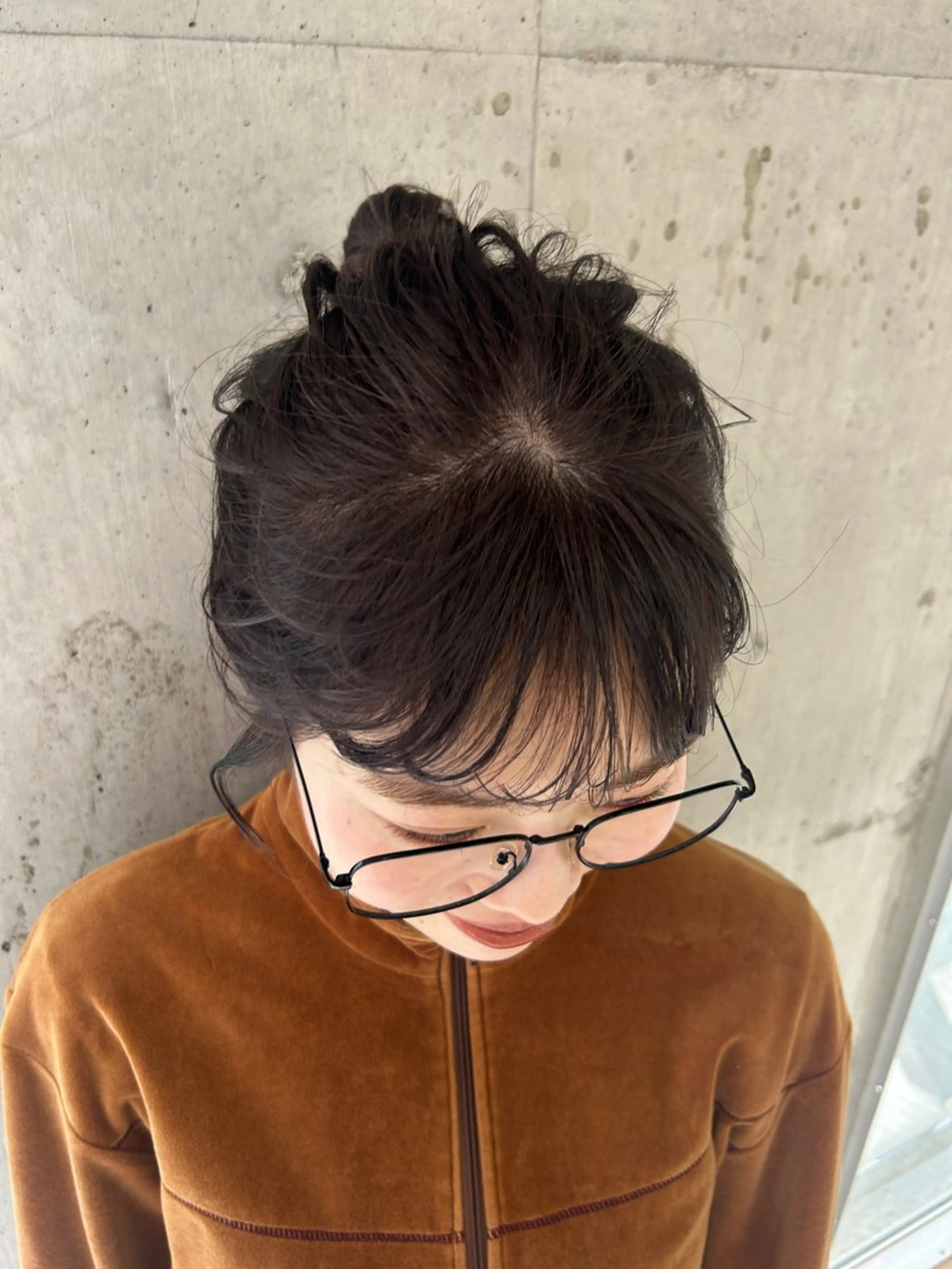 ミディアム カラー ブラウンカラー パープルカラー baLon.fem/ 澤田 奈々子のヘアスタイル