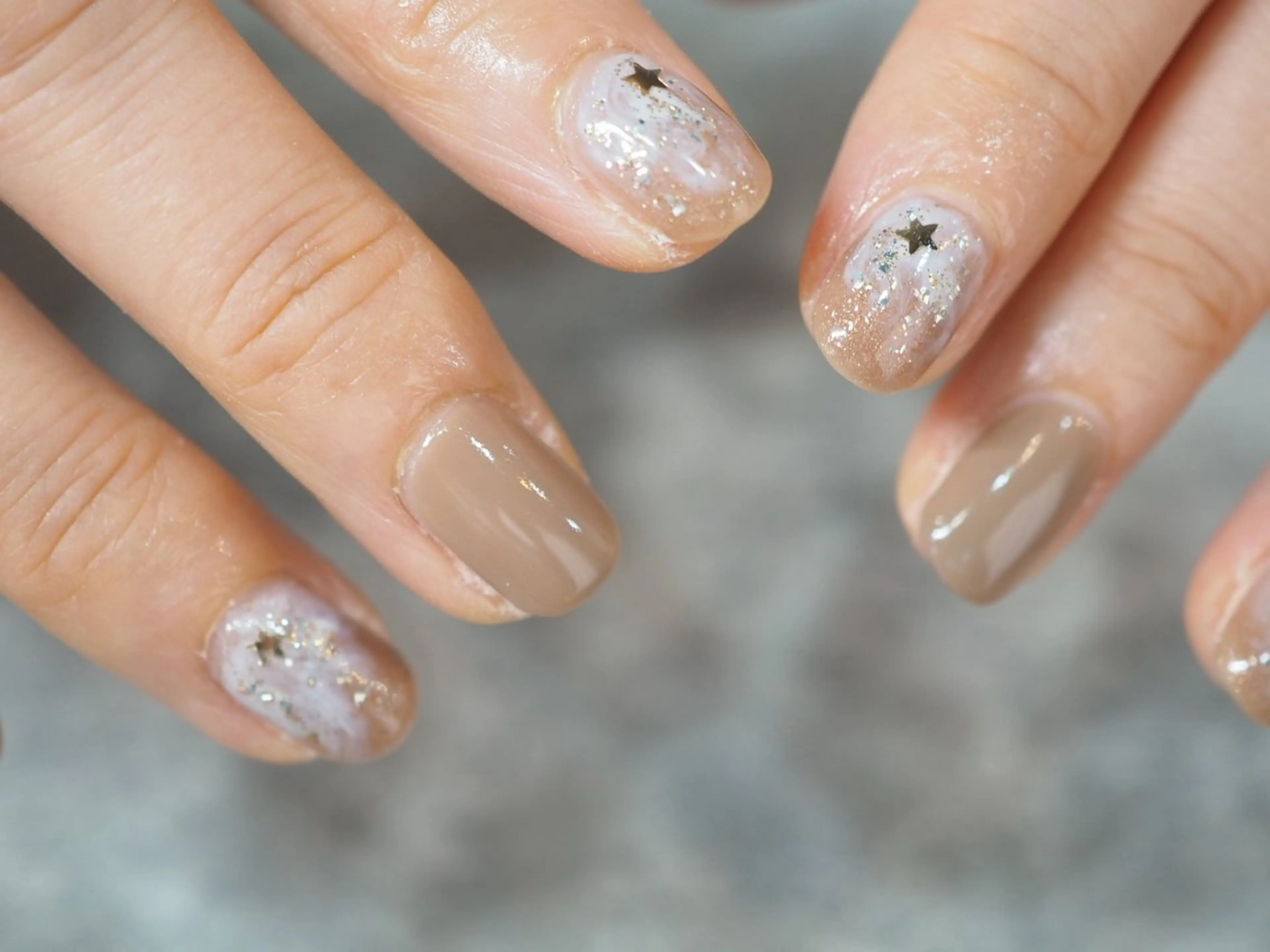 ネイル ハンドネイル glaNje aoiのネイルデザイン