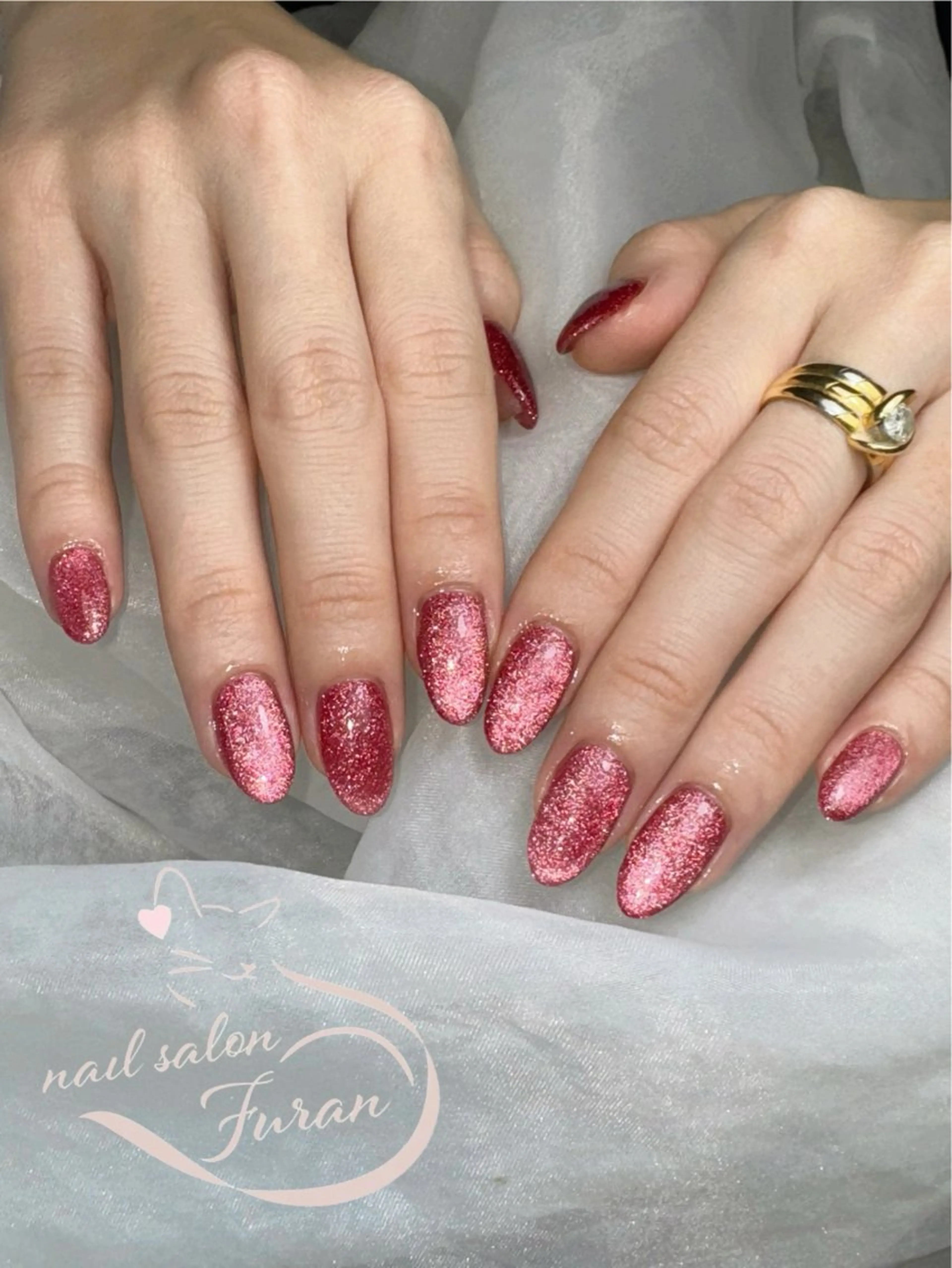 ネイル フラッシュネイル マグネットネイル Nail salon Furanのネイルデザイン