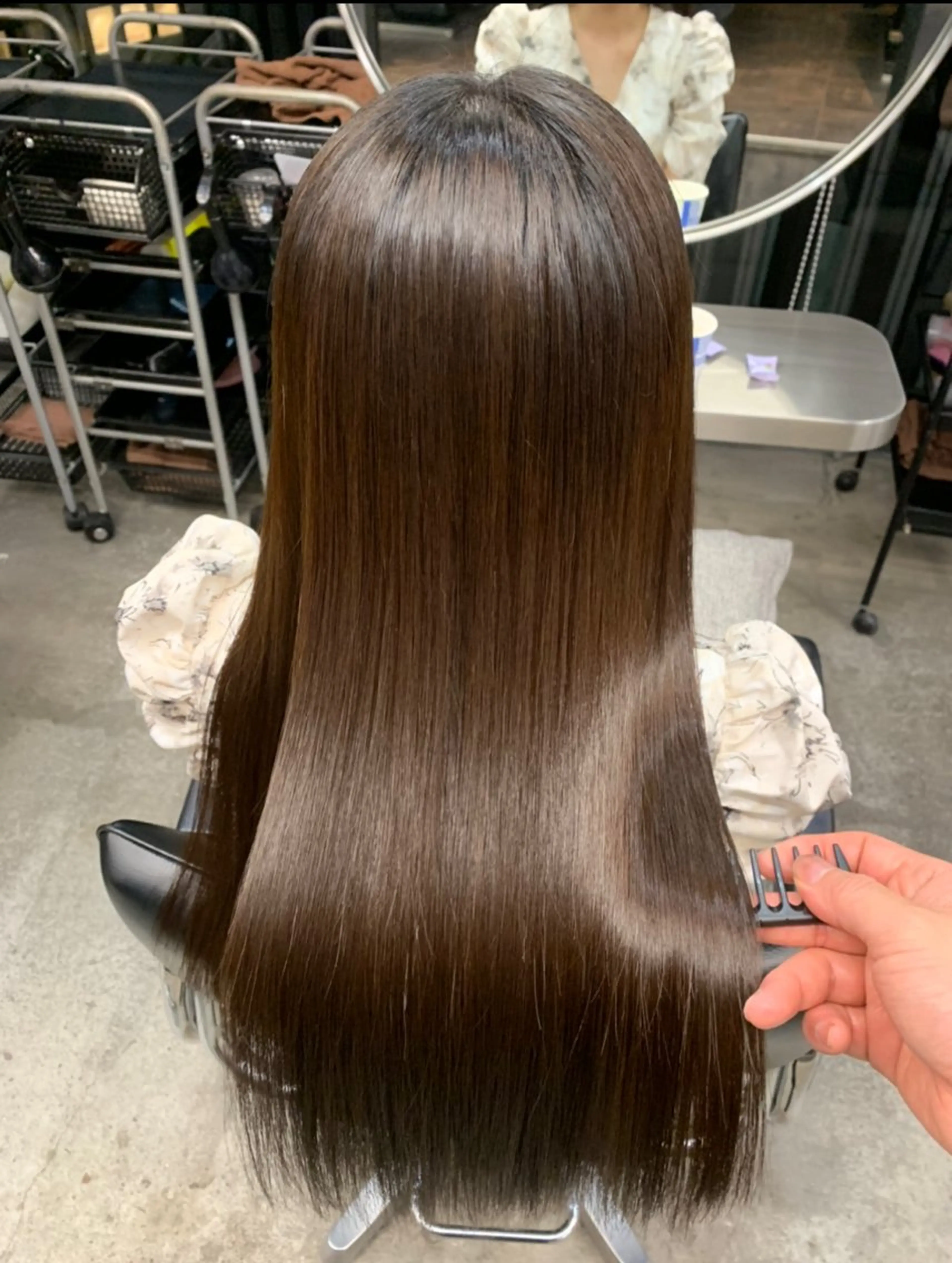 ロング 縮毛矯正 🍎縮毛矯正特化🍎 にしごおりのヘアスタイル