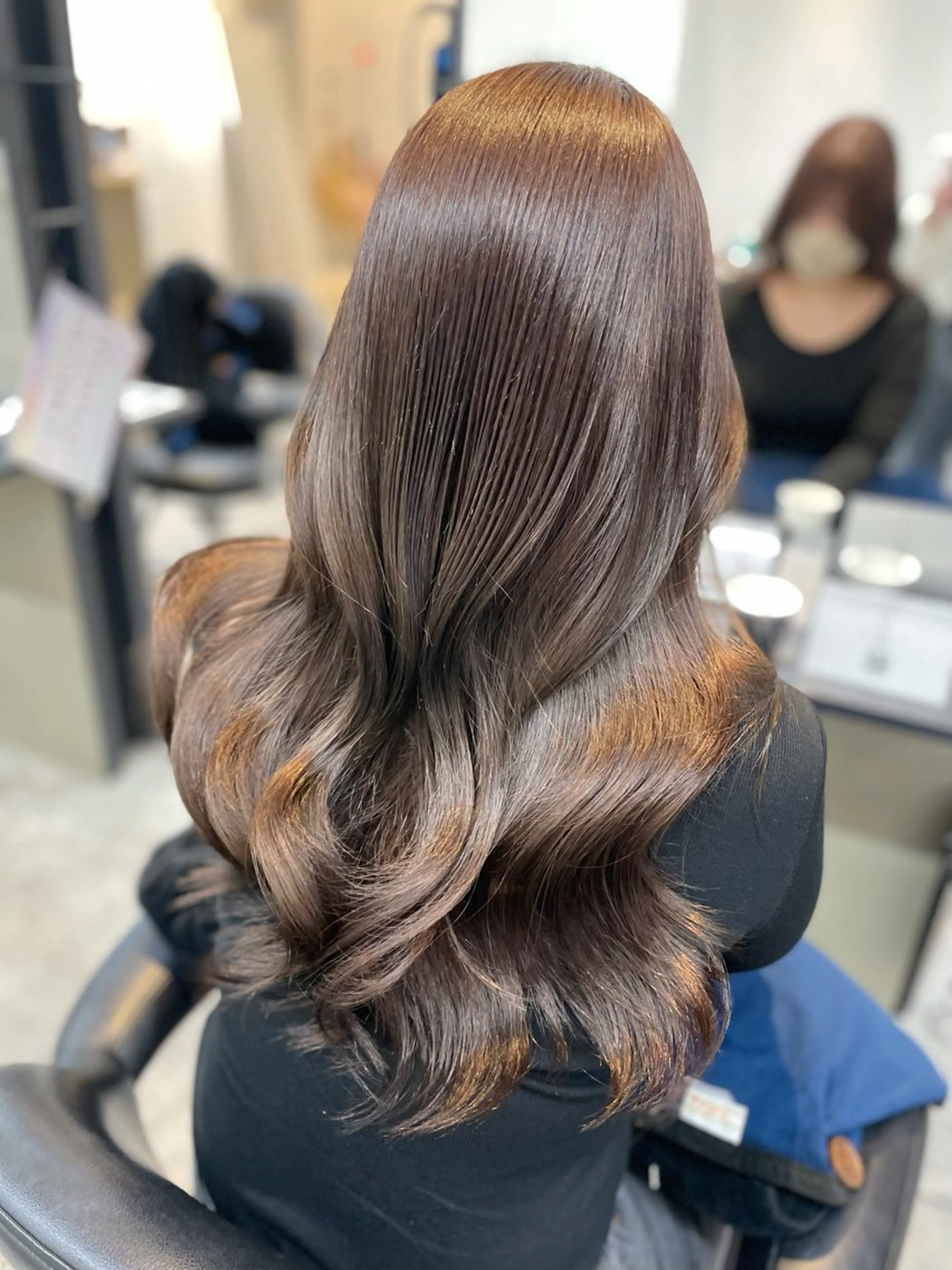 ロング 柳田 光のヘアスタイル