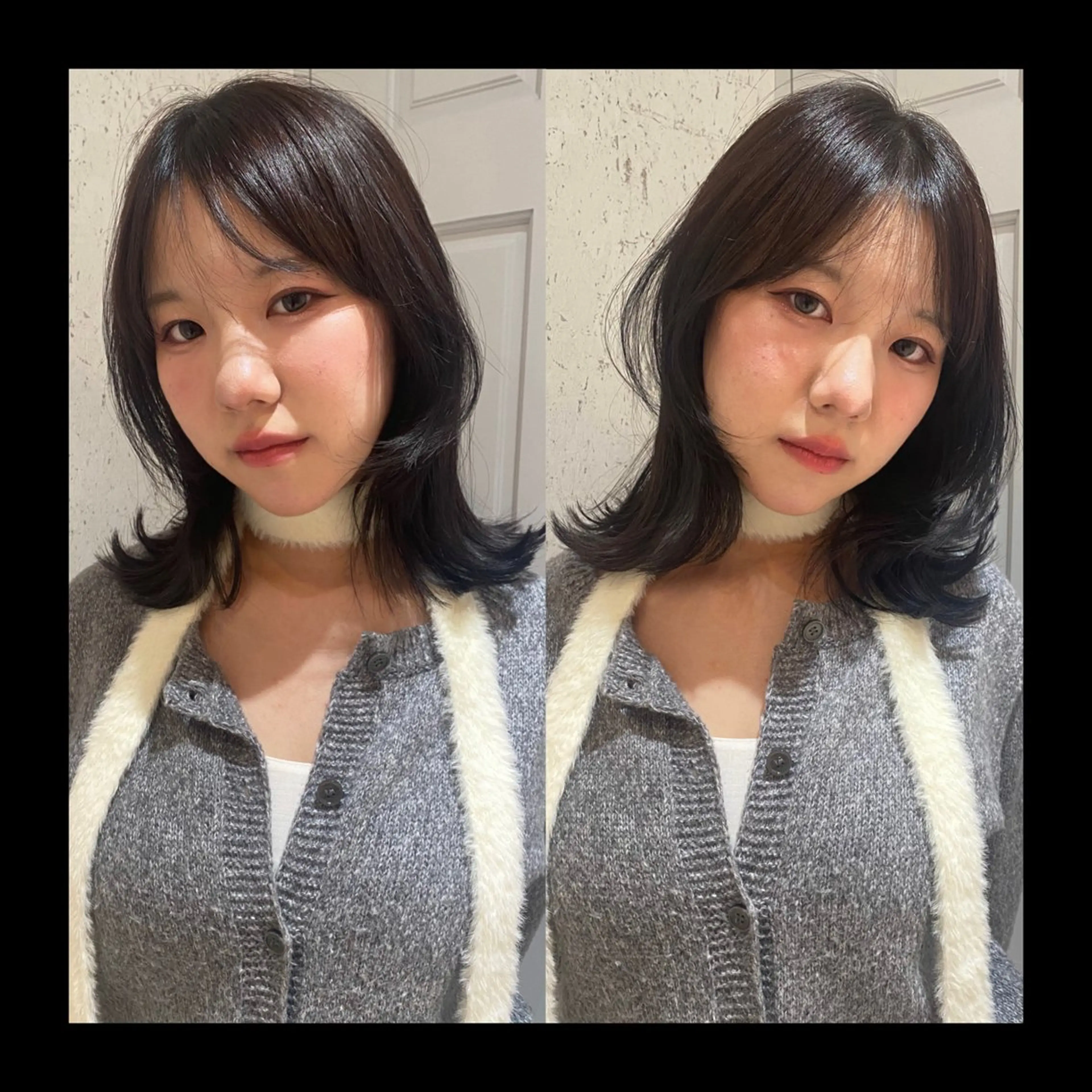 ミディアム カラー カット ヘアカラー トリートメント mai / linoah˚✧のヘアスタイル