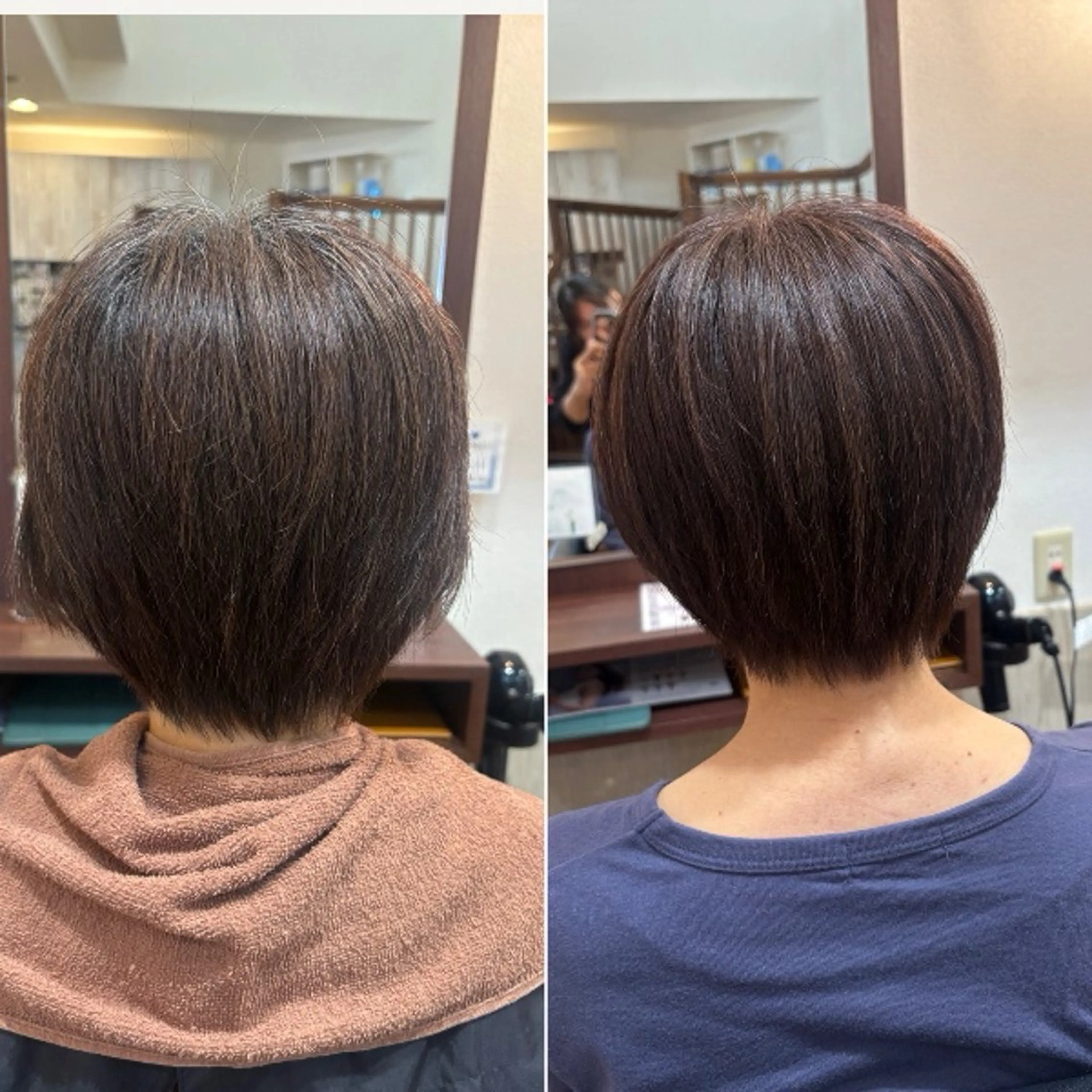 ロング 髪質改善カラー 縮毛矯正🤍辻桃加のヘアスタイル