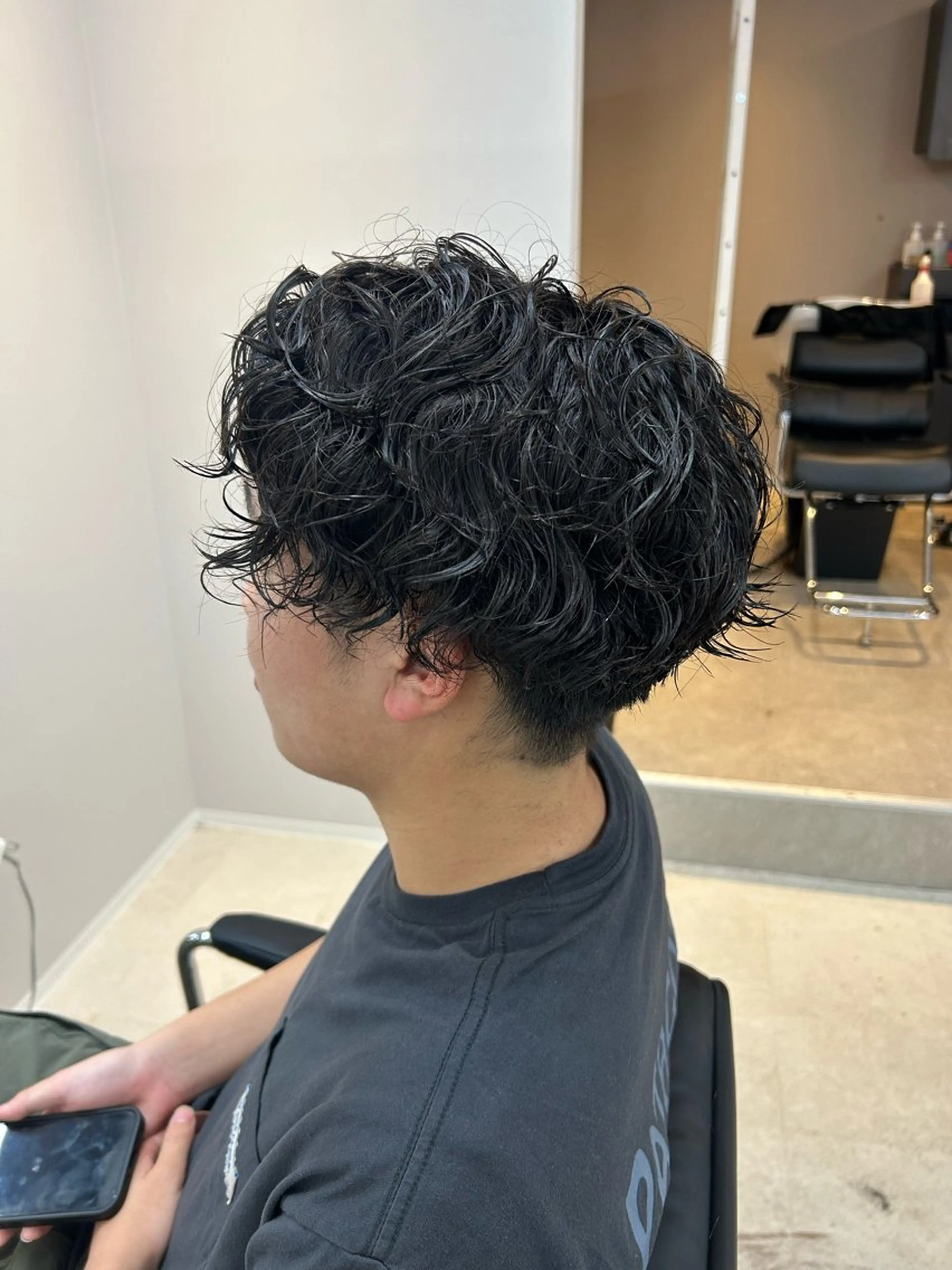 パーマ メンズ メンズパーマ スパイラルパーマ カット パーマ VIE.ORNER 土気🍀小岩井樹のヘアスタイル