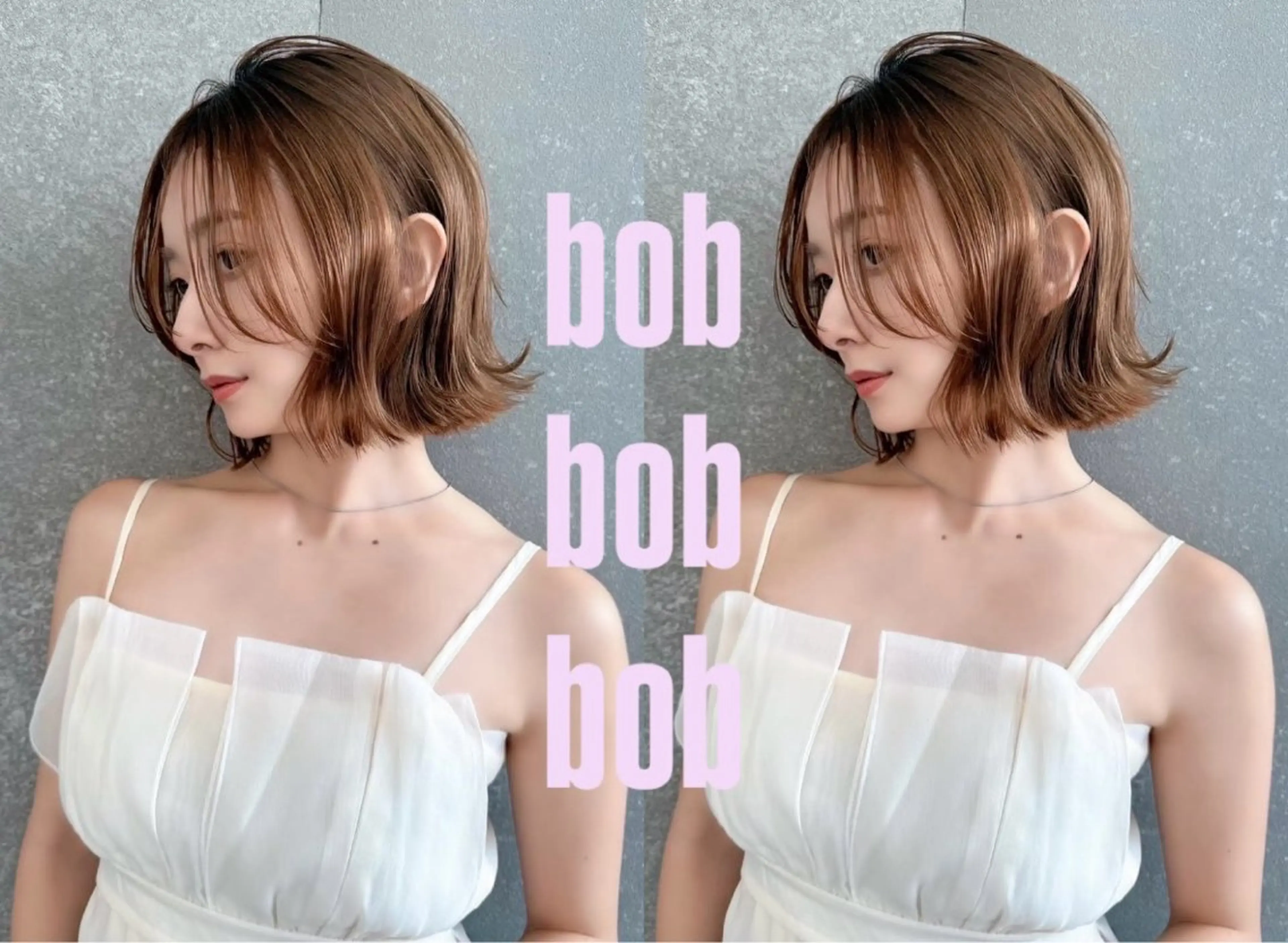ショート ボブ ブリーチなし ダブルカラー颯空🎀のヘアスタイル