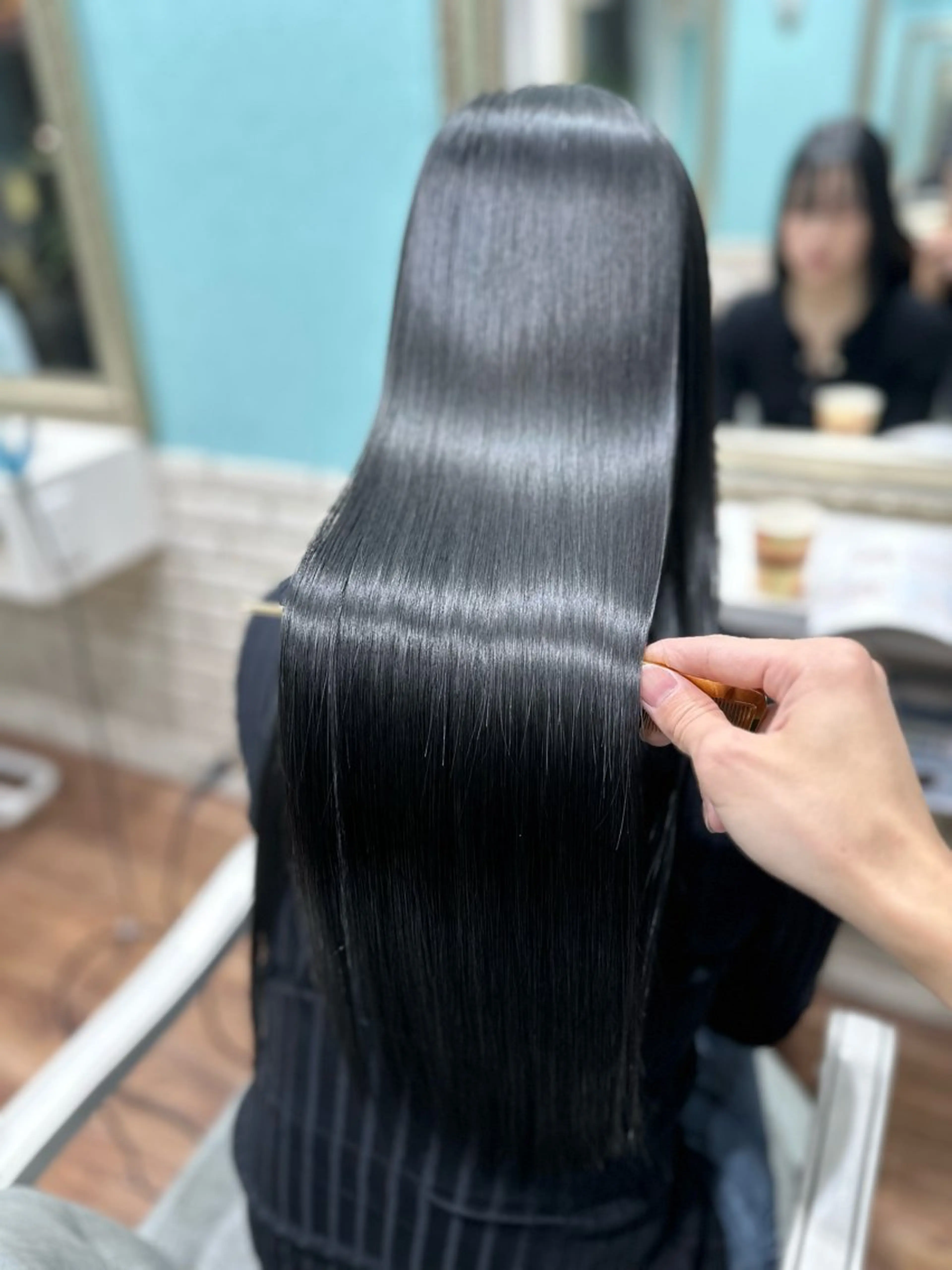 ロング 髪質改善 縮毛矯正 トリートメント 縮毛矯正 トリートメント 🦄Re.ly代表 灰野壮🦄のヘアスタイル