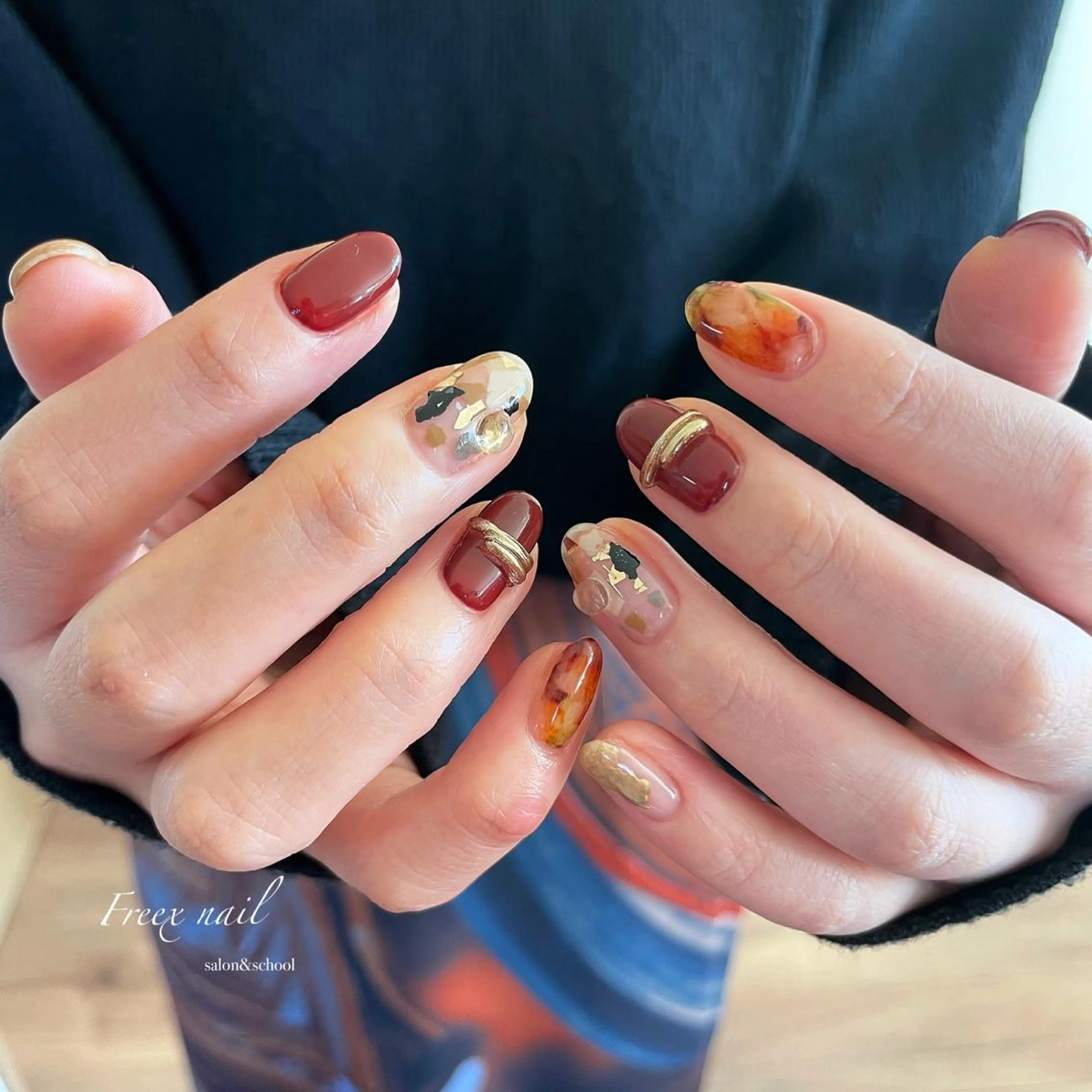 ネイル ニュアンスネイル ハンドネイル フットネイル freex nail /ニュアンス/個性派のネイルデザイン