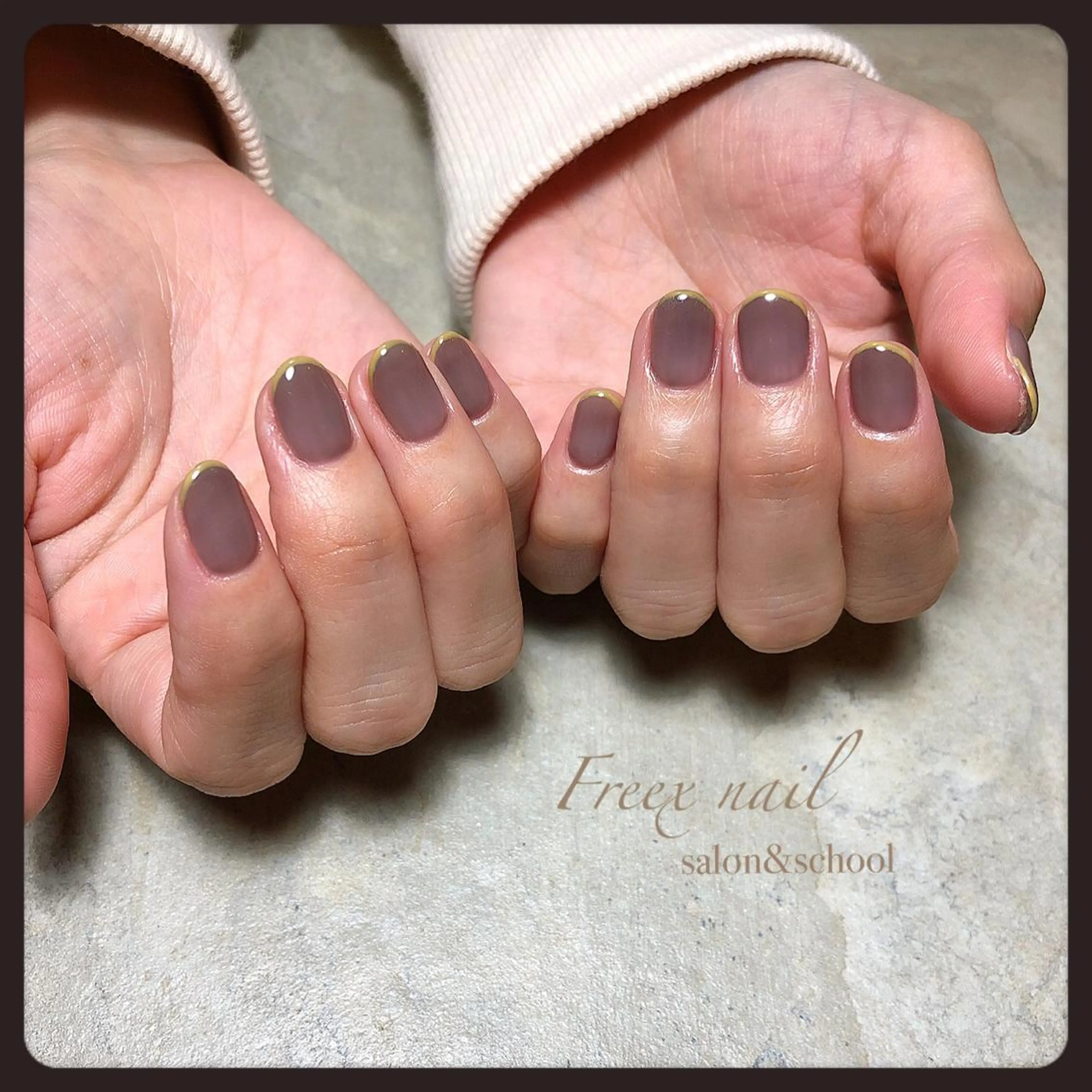ネイル フレンチネイル freex nail /ニュアンス/個性派のネイルデザイン