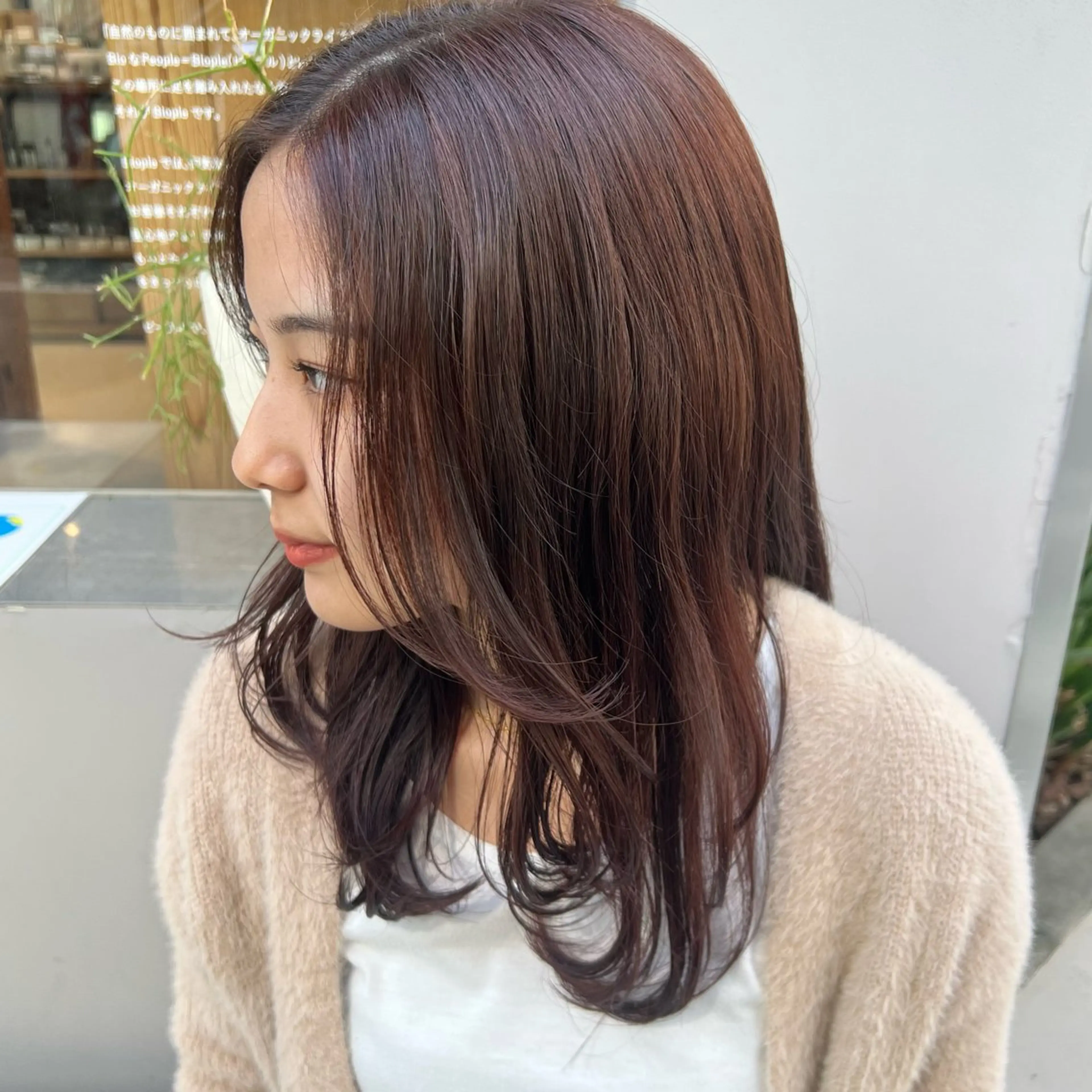 🏷️：【 人気NO.1✨ 】 透明感・艶カラー ＋ ケアトリートメントの写真