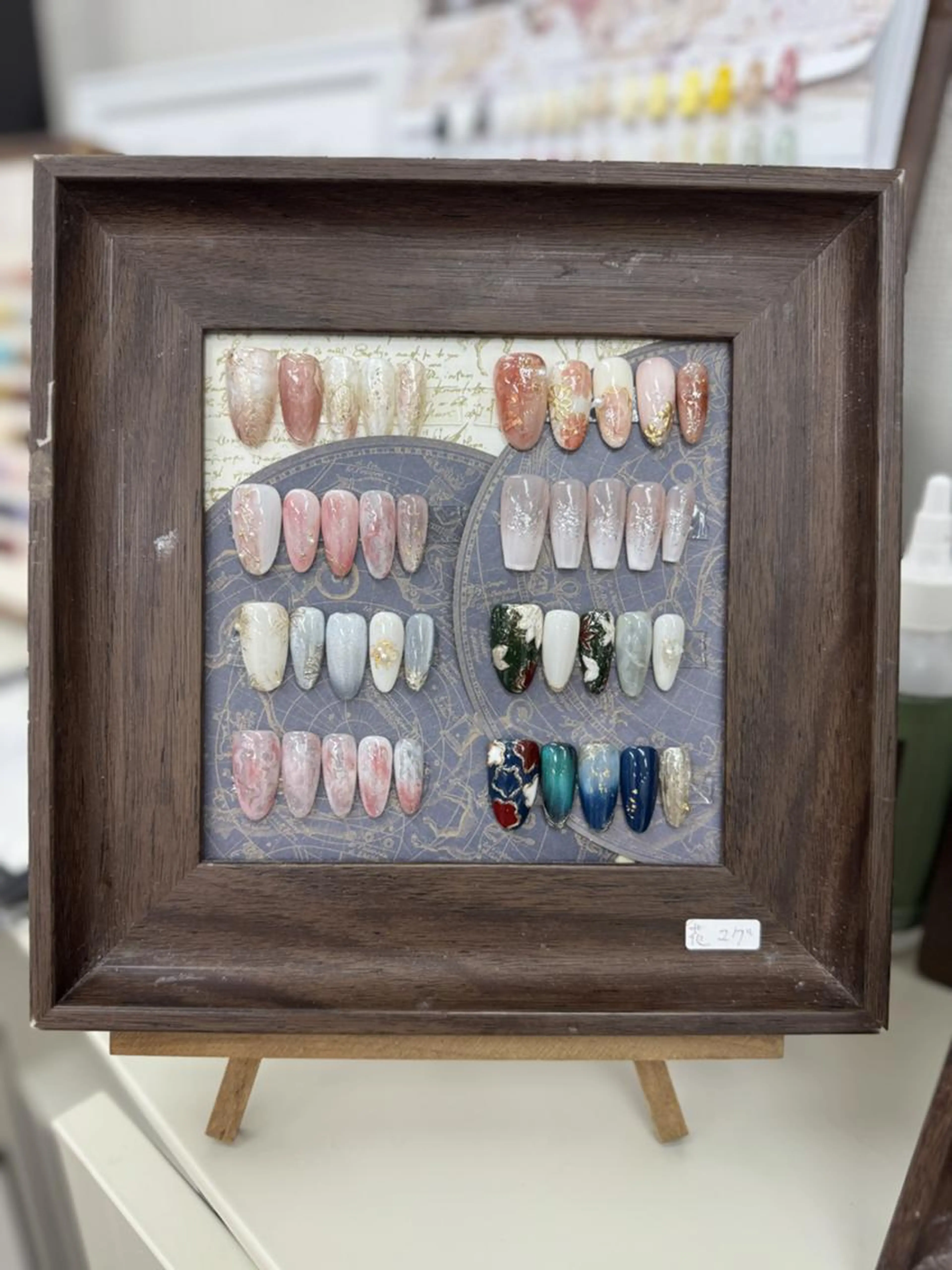 和風の繊細さ定額ネイル定額ネイル8種類¥8800 3回以降+800円の写真