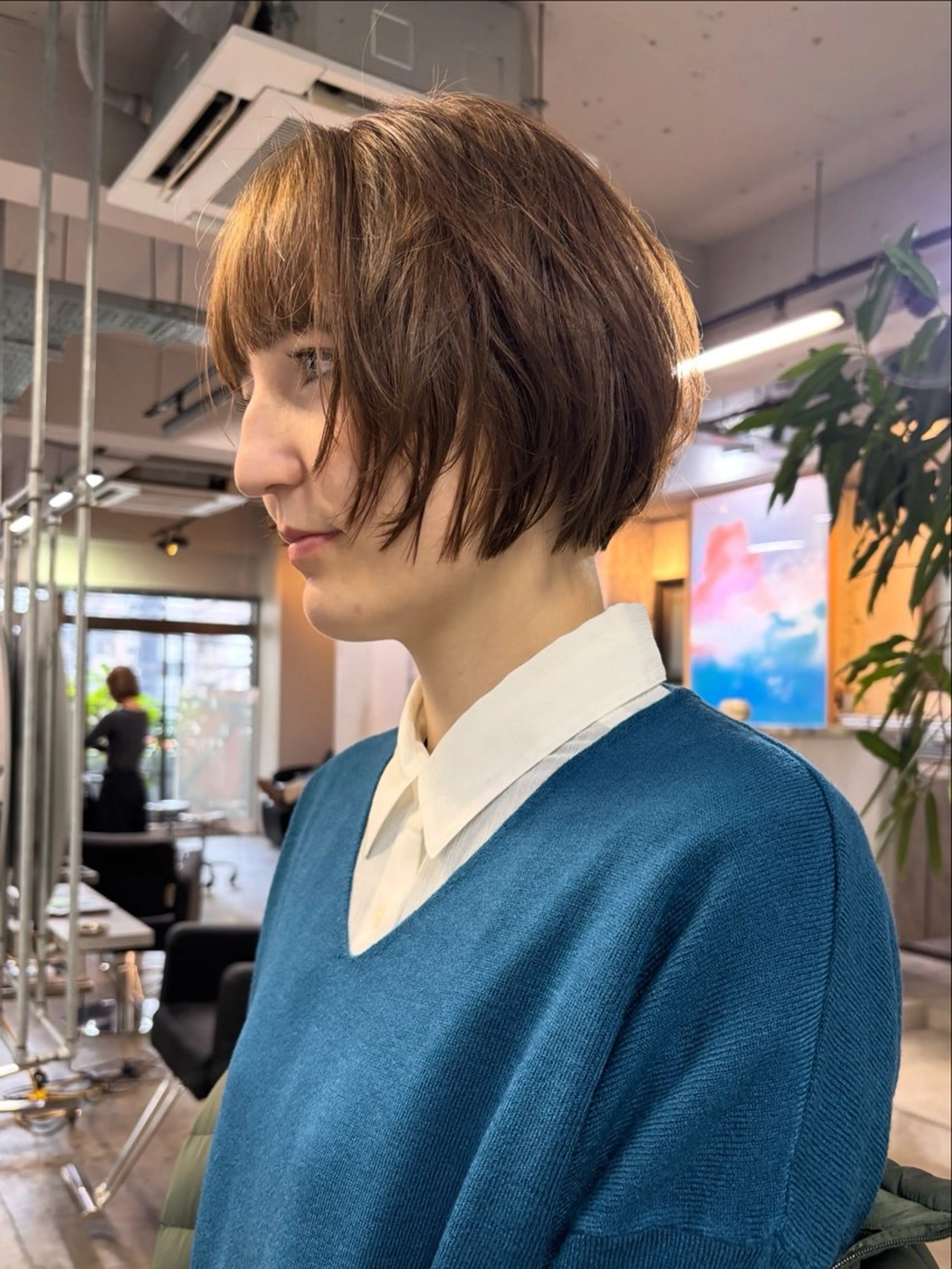 ショート カット ヘアカラー ボブとパーマの達人 /美容室難民の方是非のヘアスタイル