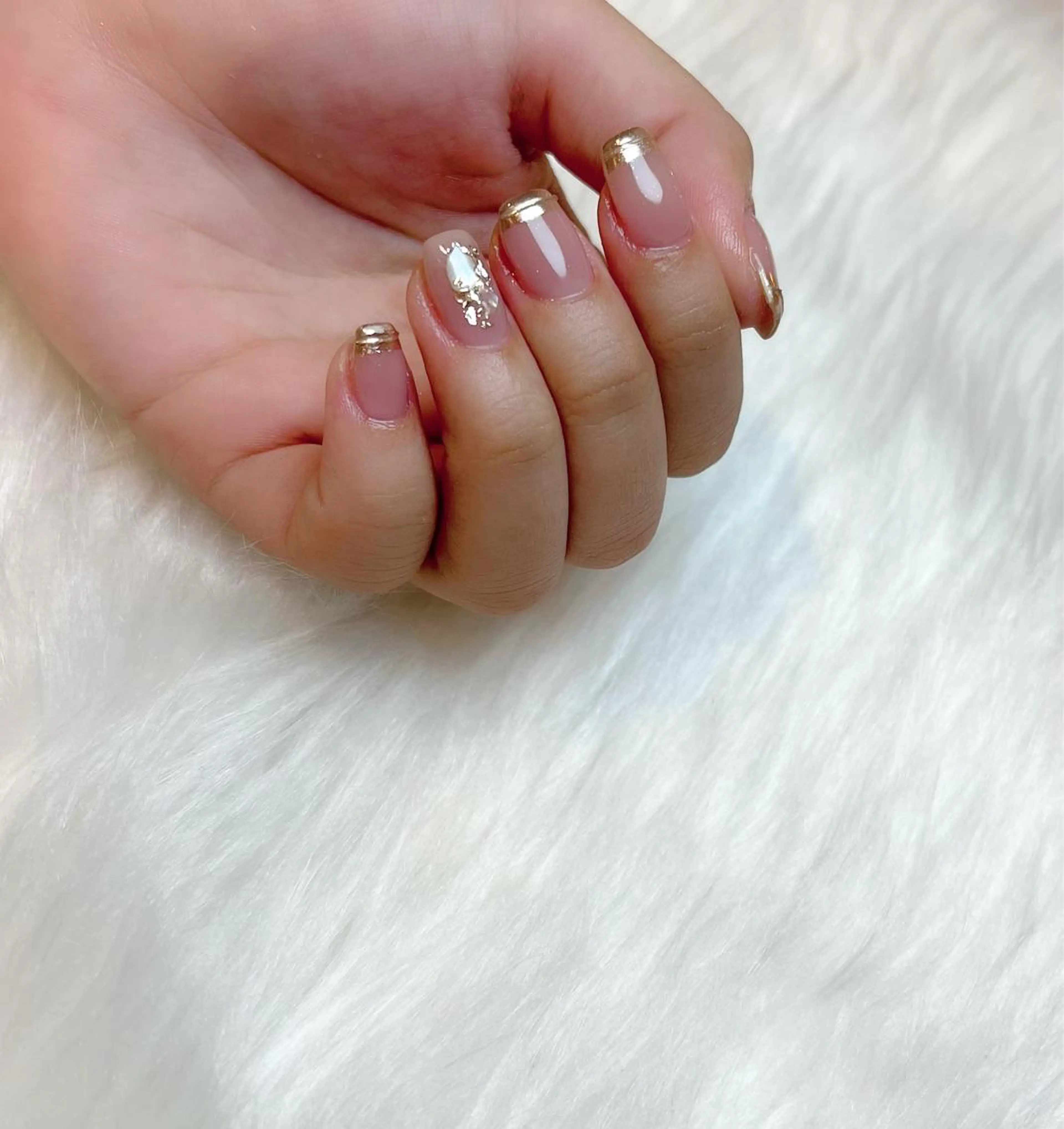 ネイル アートネイル フレンチネイル ミラーネイル Lino+ ネイル&よもぎ蒸しのネイルデザイン