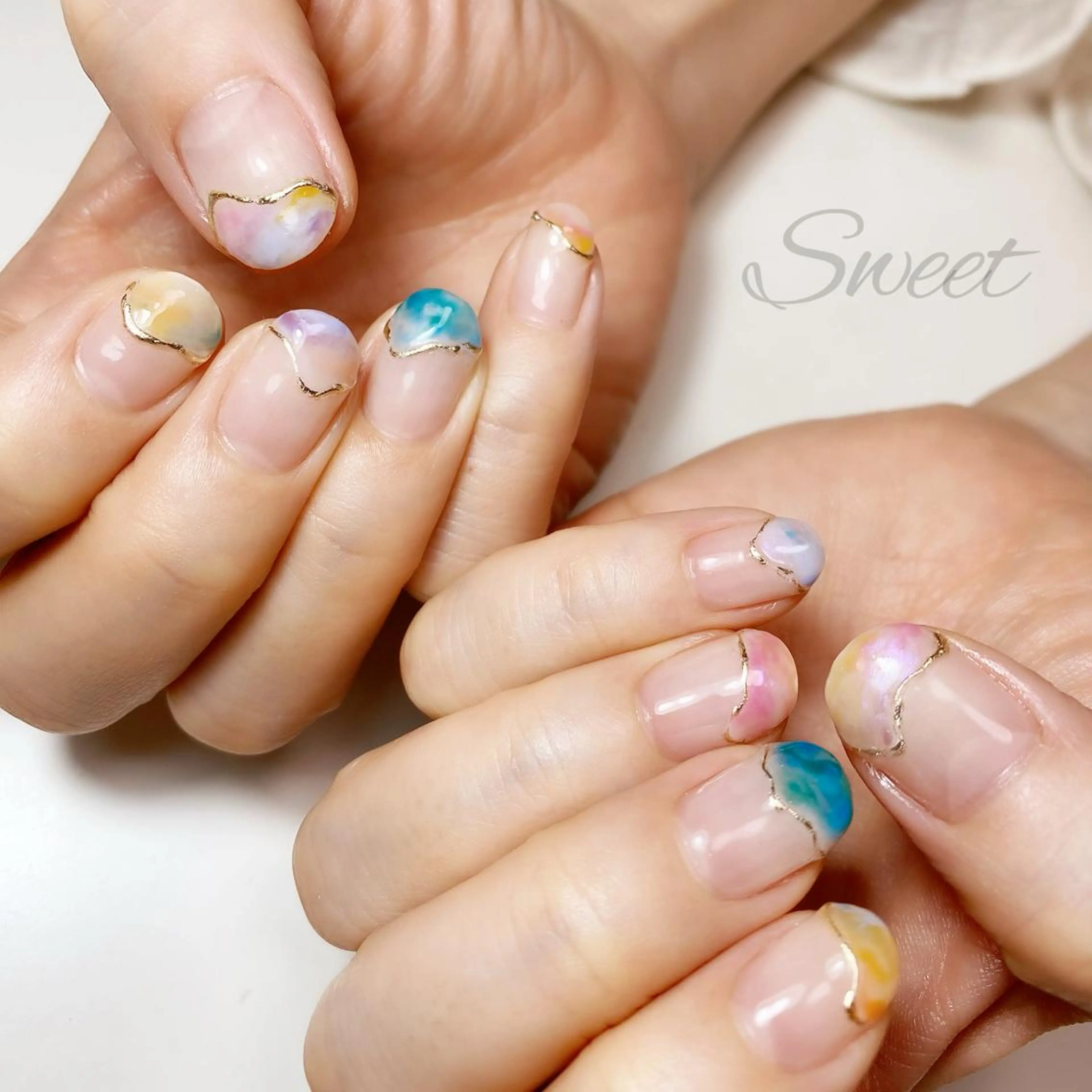 ネイル ハンドネイル sweet 仲野陽子のネイルデザイン