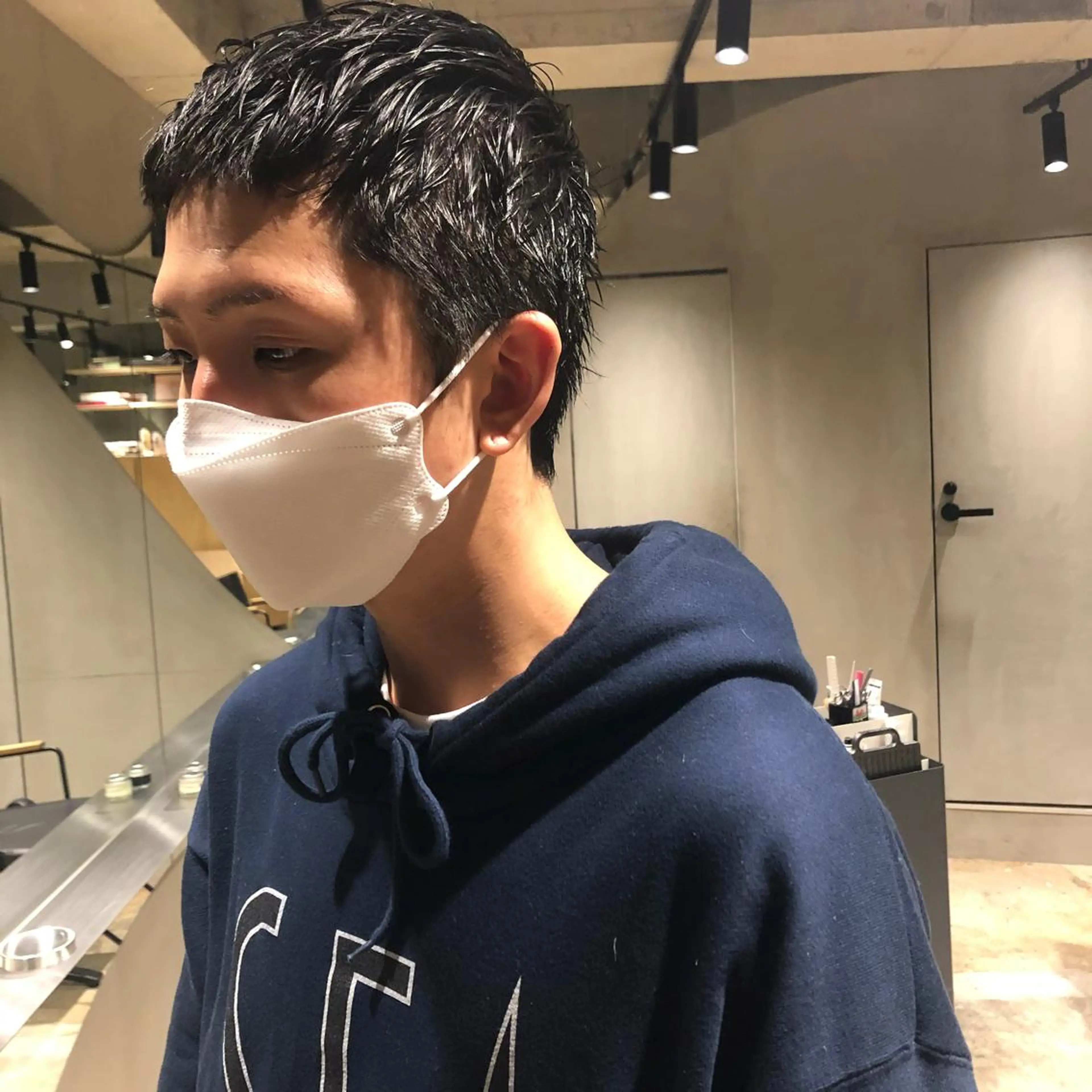 メンズ メンズブリーチ メンズデザインカット フェードカット メンズハイライト メンズハイトーン カット 🌈圧倒的デザイン パーマ　関和希のヘアスタイル