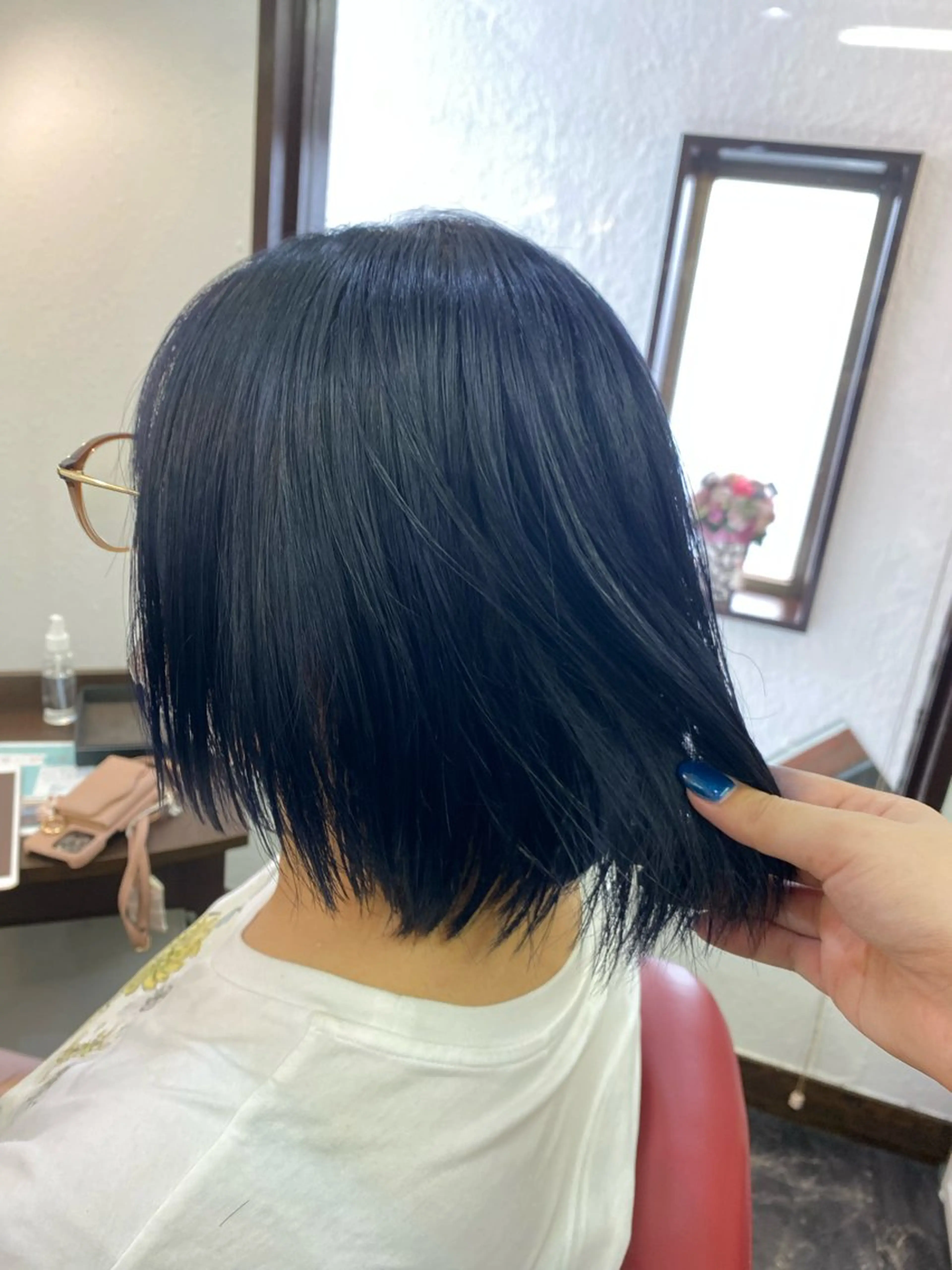 ショート エジリ ナナハのヘアスタイル